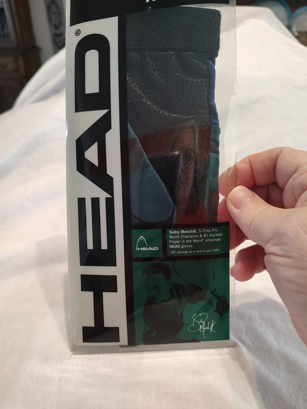 Head, Right Handed Racquetball Glove 6