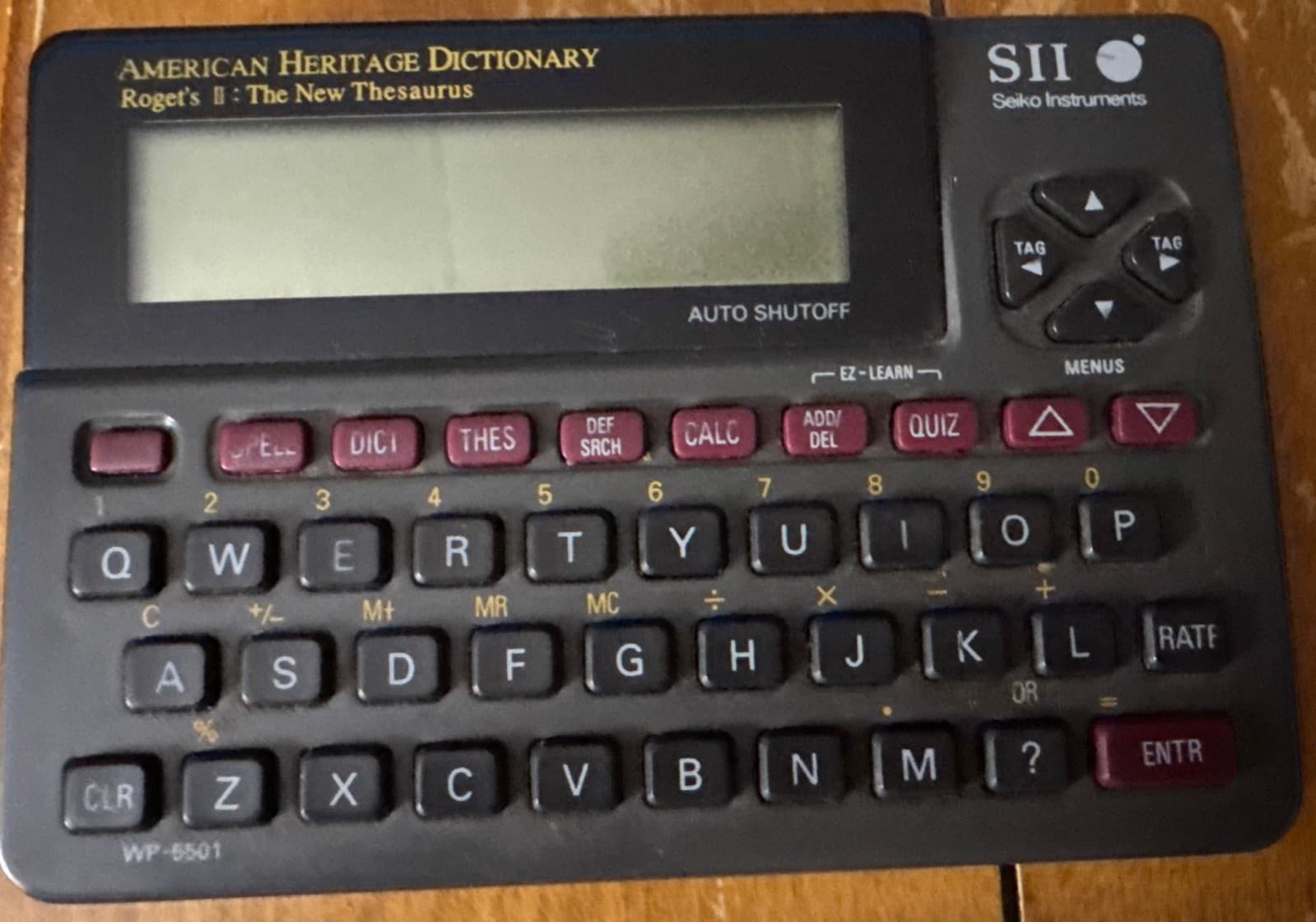 Seiko Instruments Electronic American Heritage Dictionary SII WP-5501 Working 3