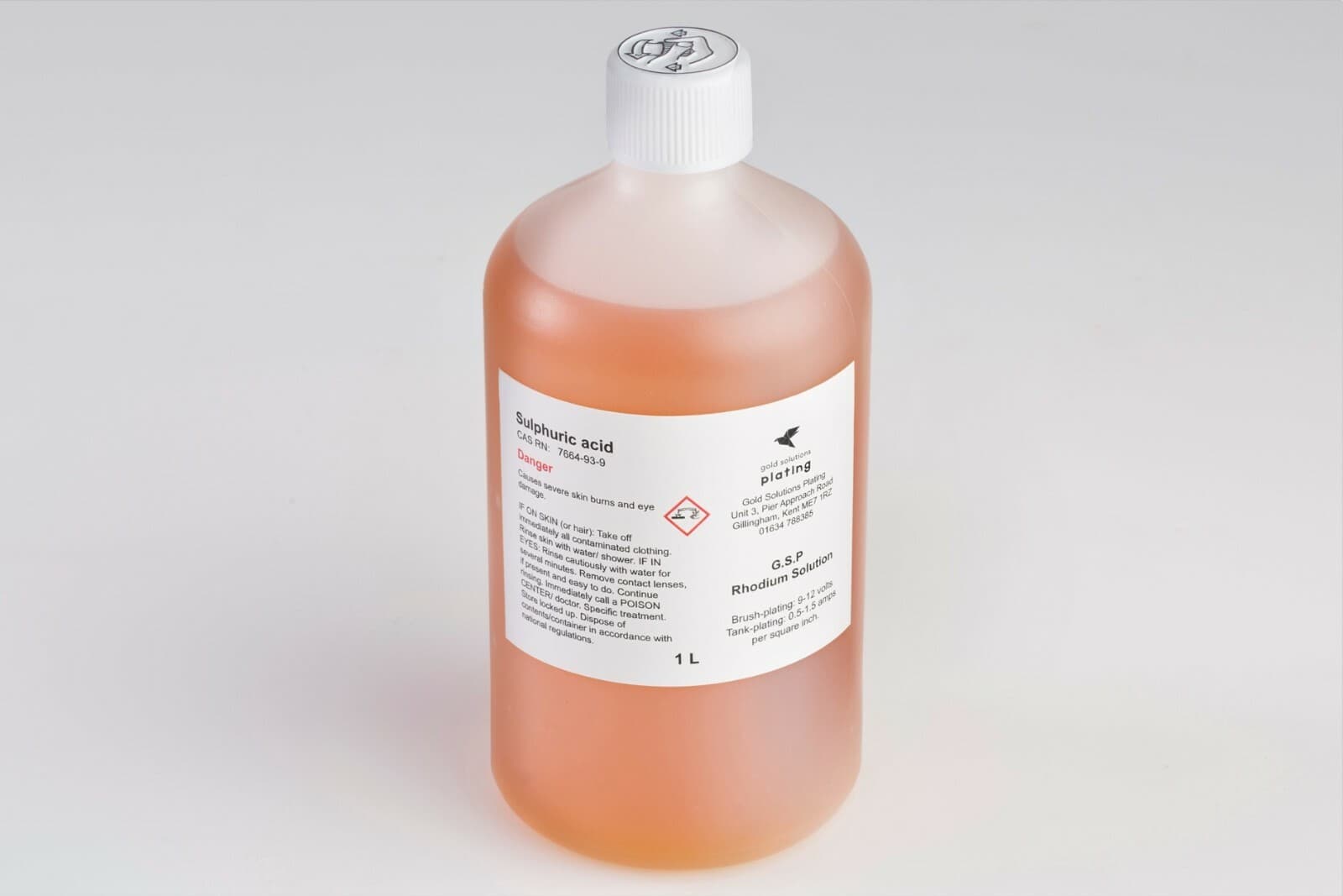 Rhodium Plating Solution with Anti Burn Technology 50ml 3