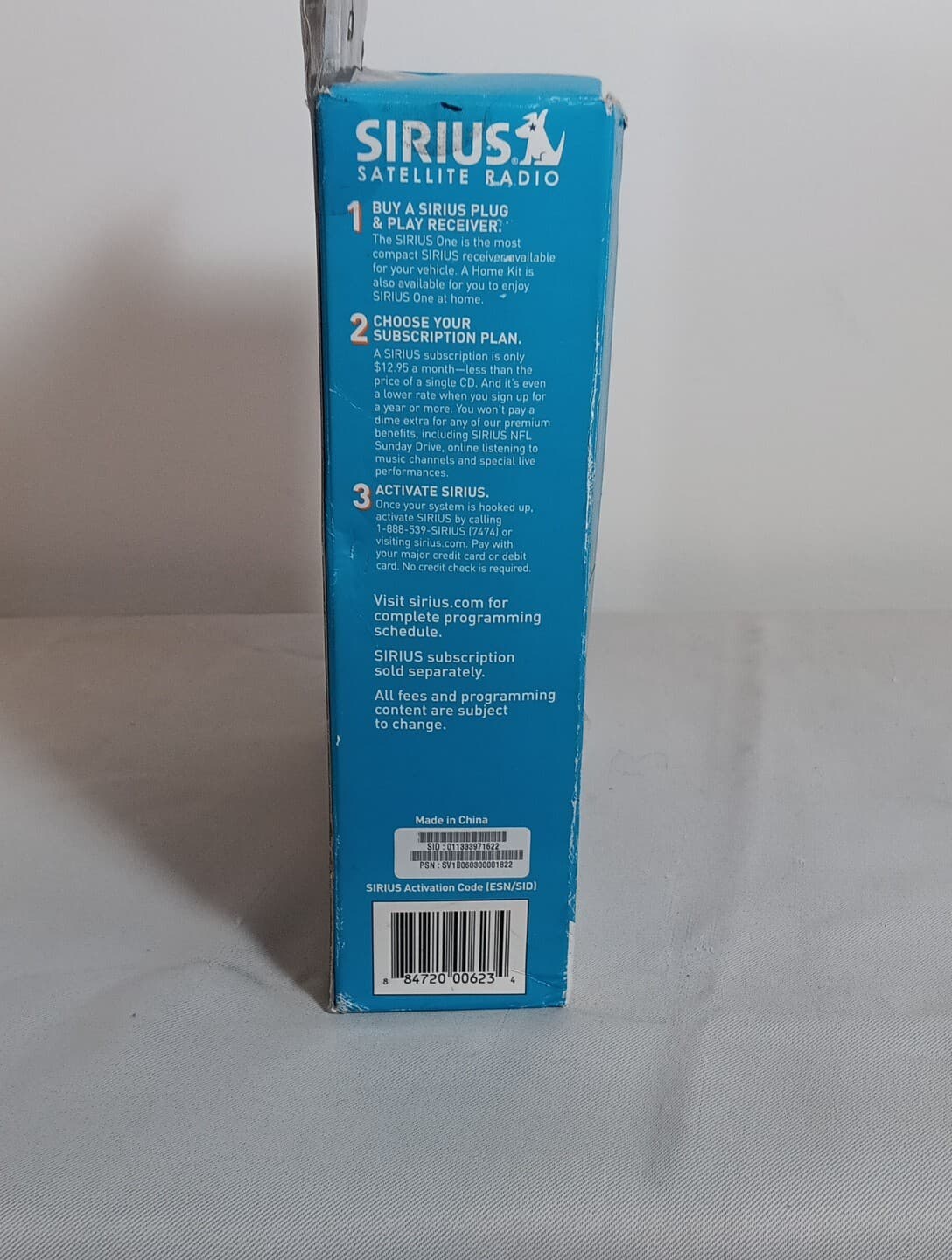Sirius Satellite Radio Sirius One SIR-SV1B All-In-One New Remote Transmitter 5