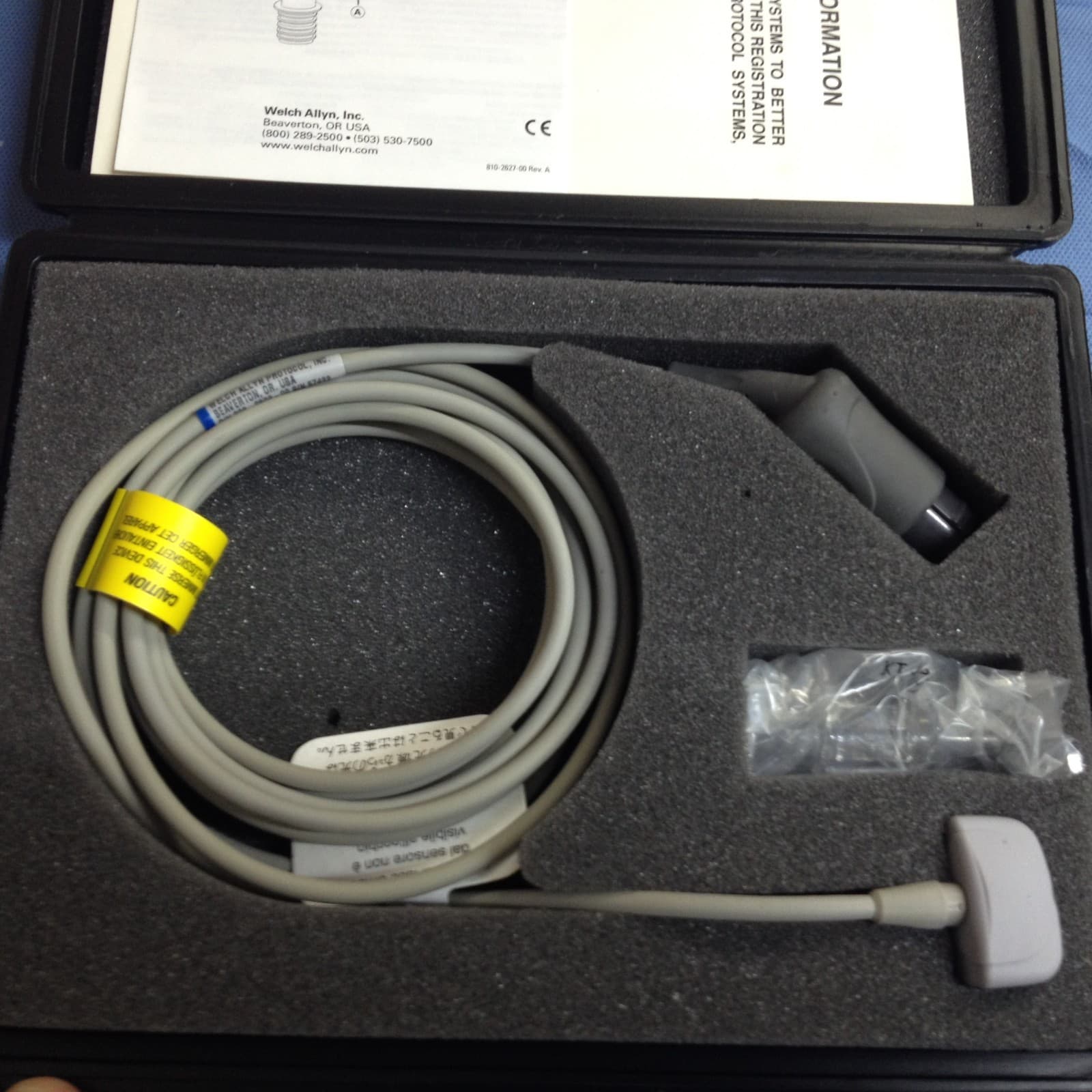 Welch Allyn Mainstream CO2 Sensor 008-0502-00 with Airway Adaptor 2