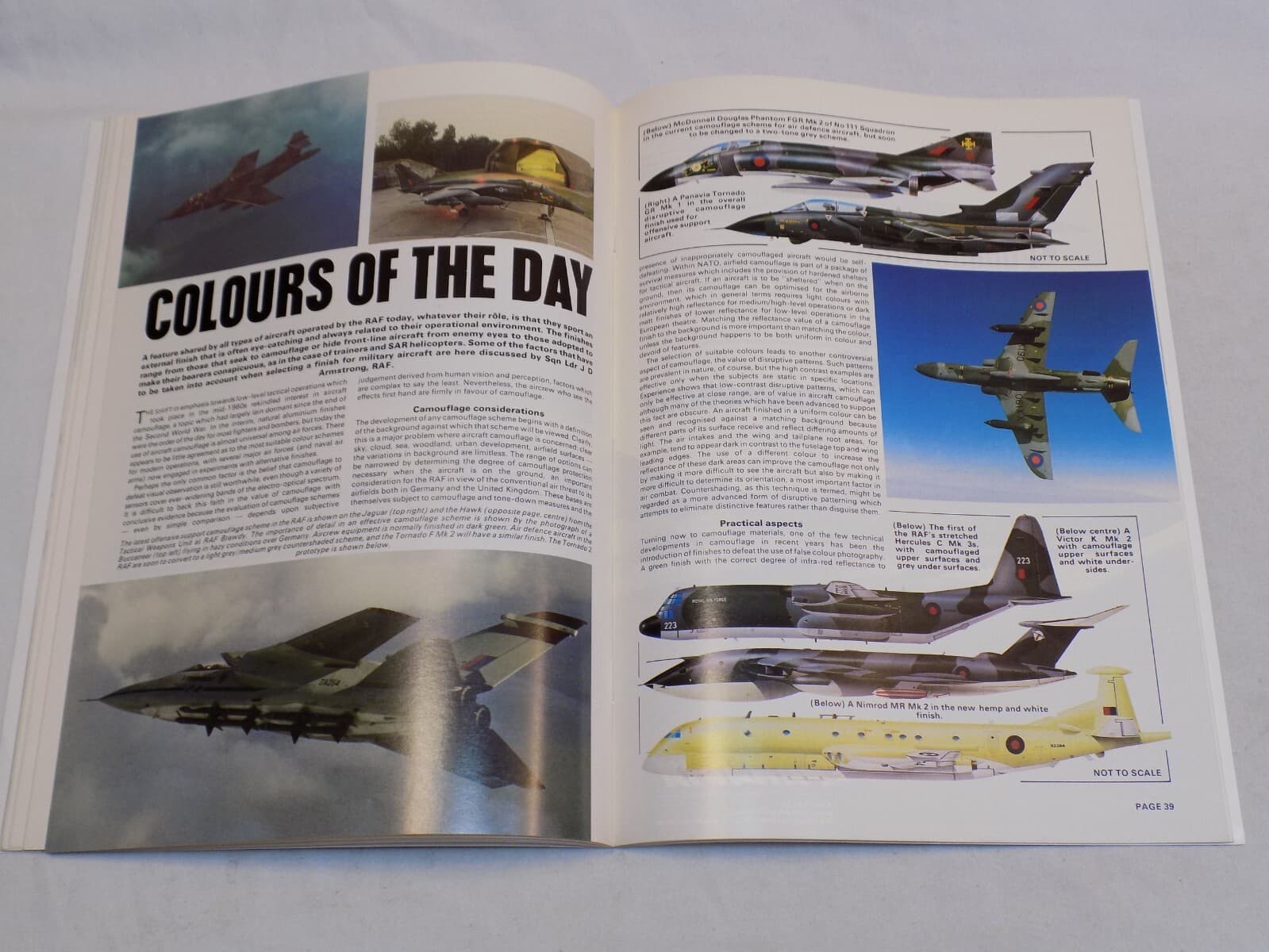 Royal Air Force Yearbook Magazine 1980 Planes RAF Helicopters Panavia Tornado MK 6