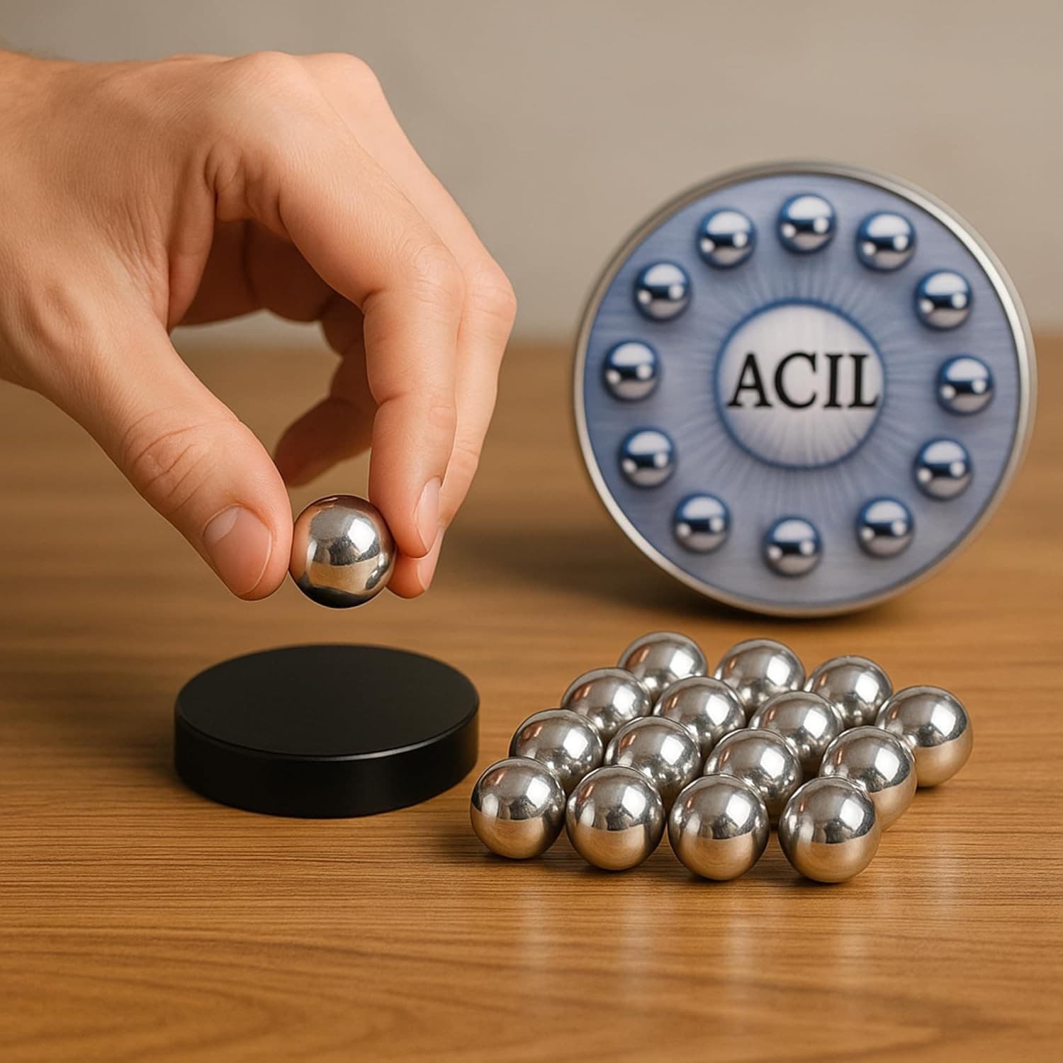 Premium Aluminium Balls .68 Cal. Solid Resuable Paintballs Powerballs for Target 3