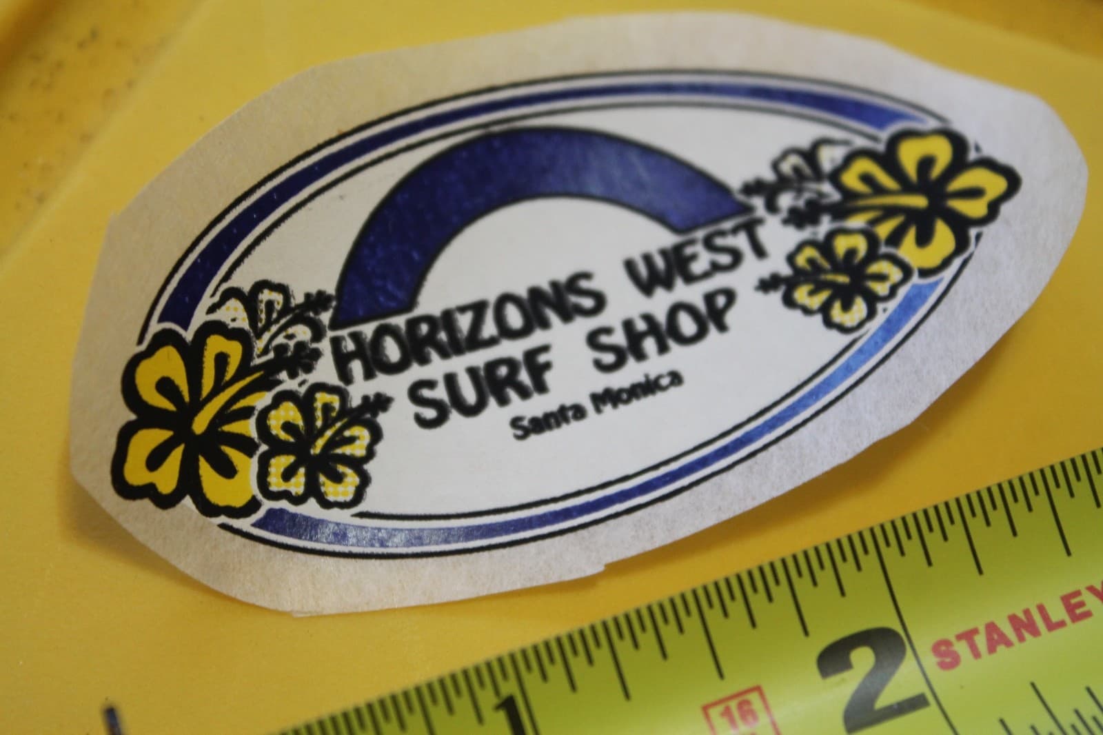 HORIZONS WEST Santa Monica Surf Shop Dogtown Z-Boy Nathan Pratt Laminating Decal 3