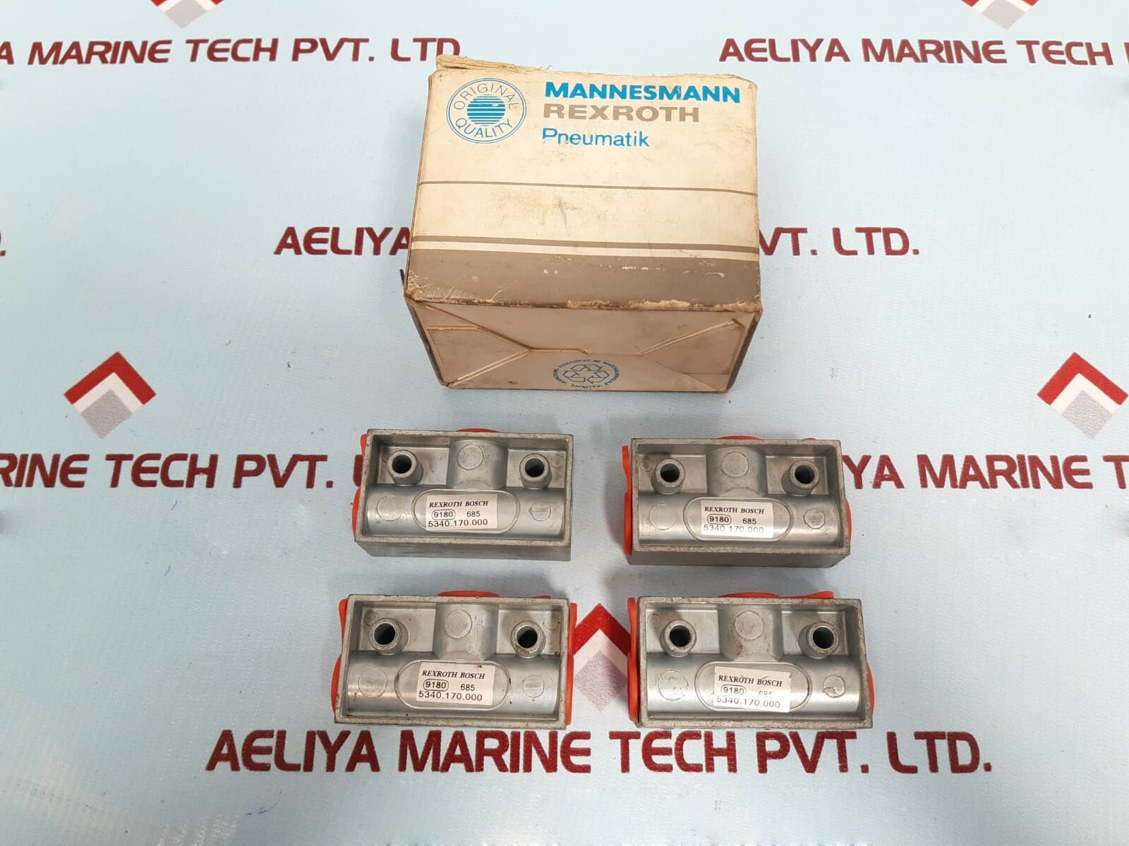 REXROTH  5340.170.000 Block Pneumatic Shuttle Valve 685 3