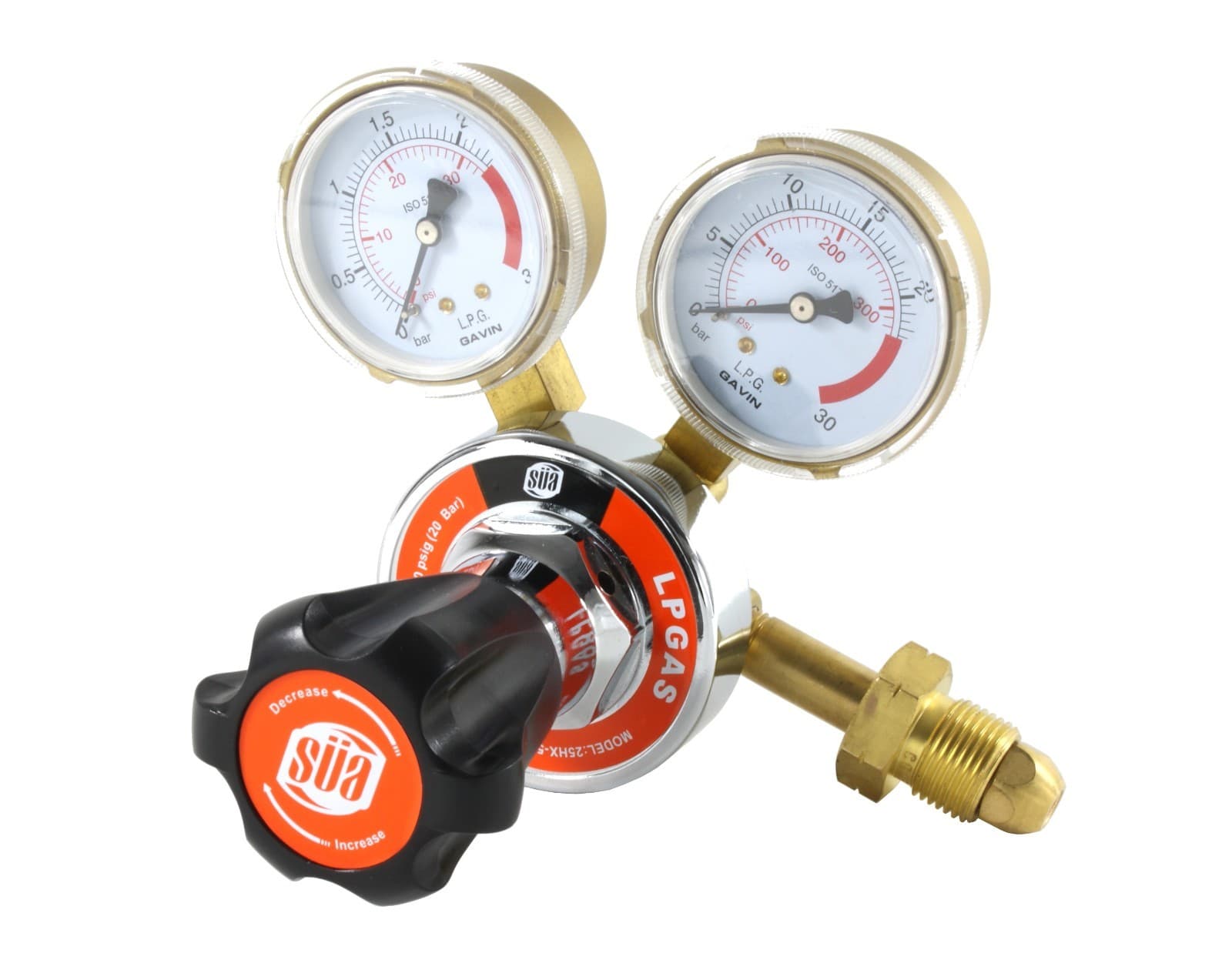 SÜA Propane Regulator - Welding Gas Gauges - 25HX Series 5