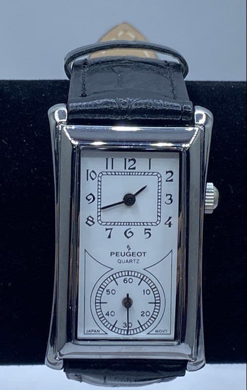 Men's Peaugeot 24mm Quartz Sub-Dial Dress Stainless Steel Watch 35g 3