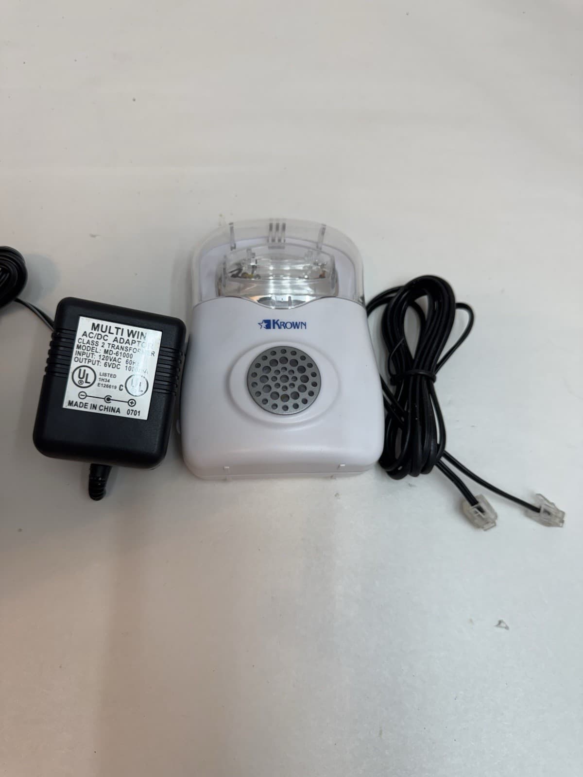 Krown Telephone Strobe Light Phone Ringer Flasher LED Home for Hearing Impaired 4