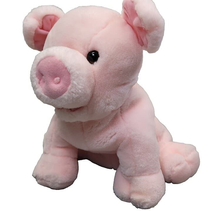 Pink Pig Piggy Puppet Ron Banafato Plush Stuffed Farm Animal No Oink Sound