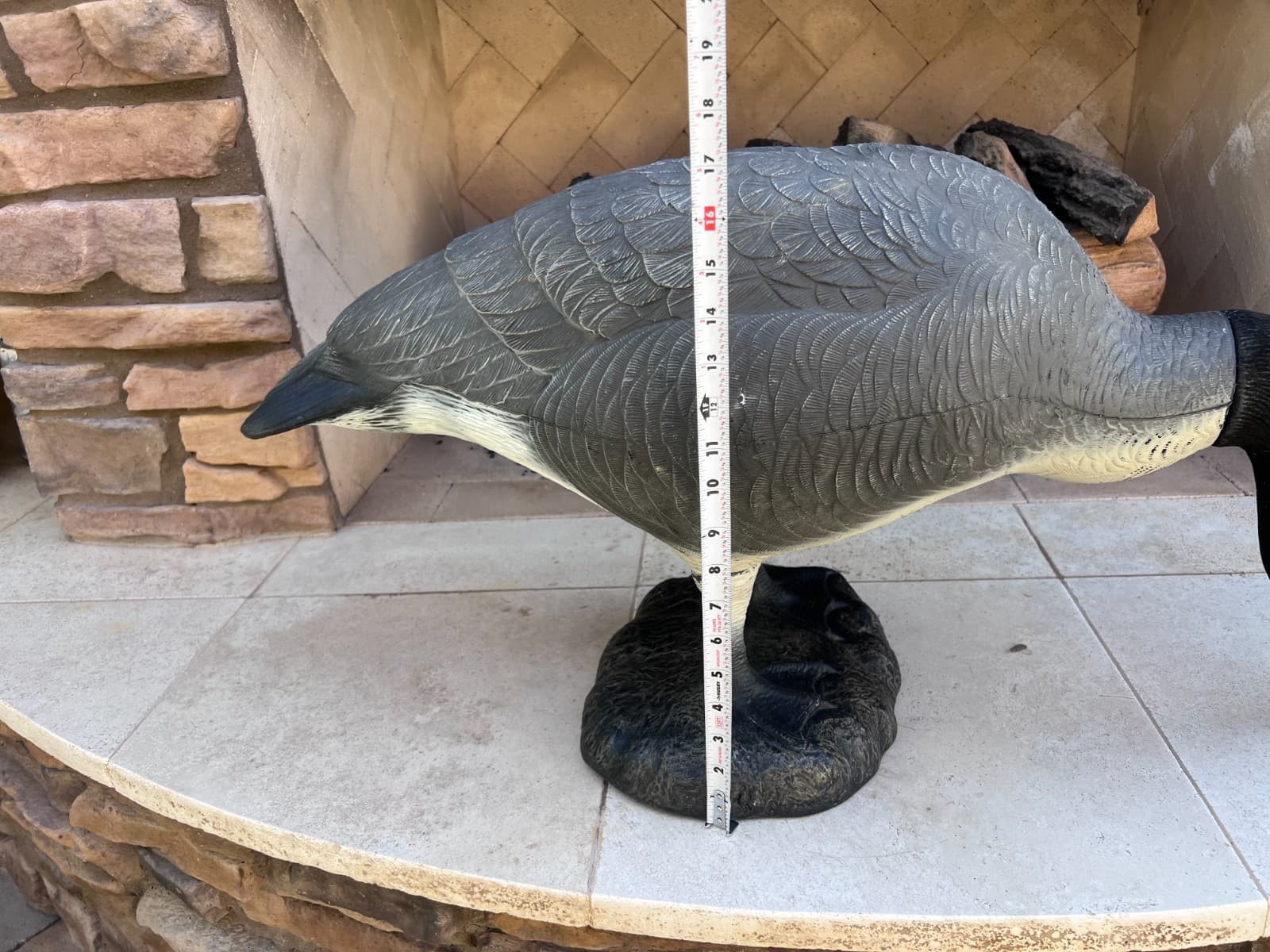 Lot of 4 Judge Full Body Goose Flock Standing Canadian Geese Decoys 3