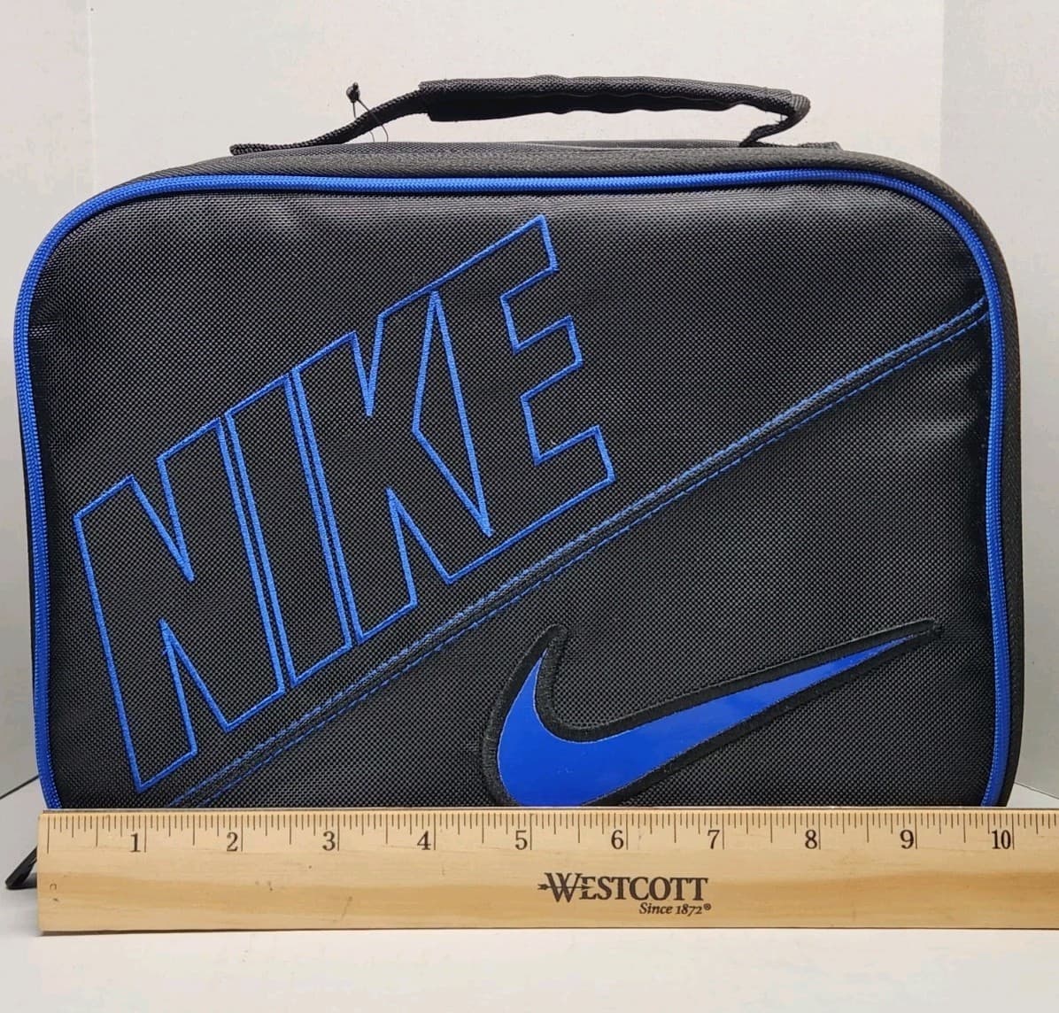 Nike 9A2217-383 Insulated Soft Lunch Storage Bag Box Black And Blue NEW WITH TAG 6
