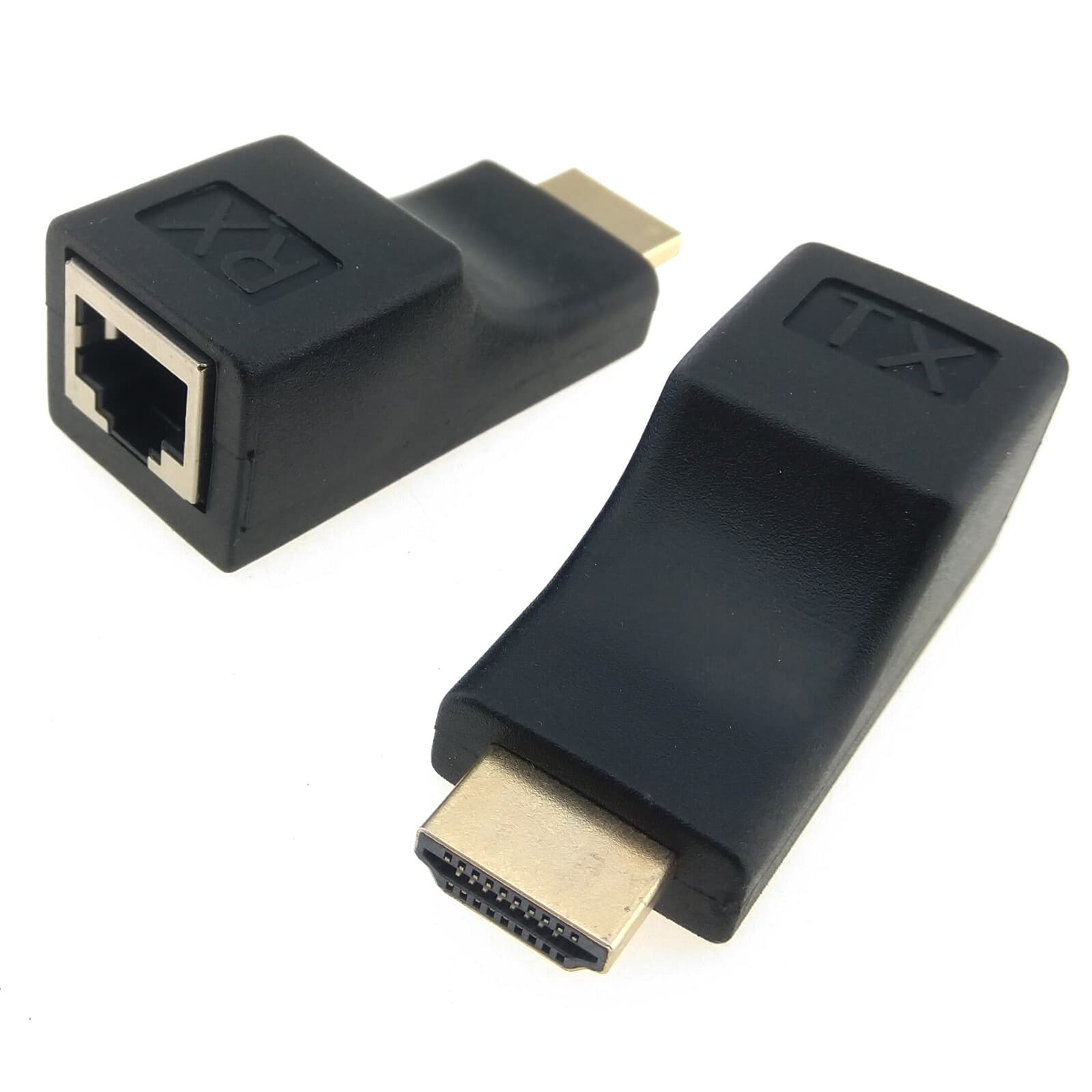 HDMI Extender Over RJ45 Network Cat 5e 6 LAN Cable HD 1080P Transmitter Receiver
