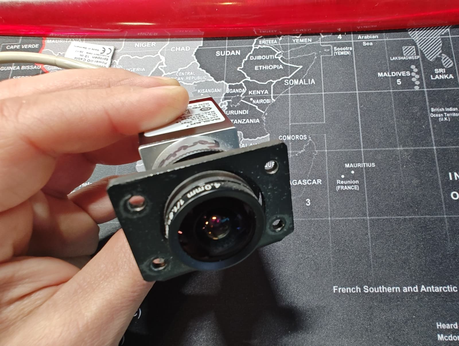 Basler acA2040-35gc Industrial IP Camera w/ 4.0mm 1/1.8" IR CUT MP Lens + Cable! 2