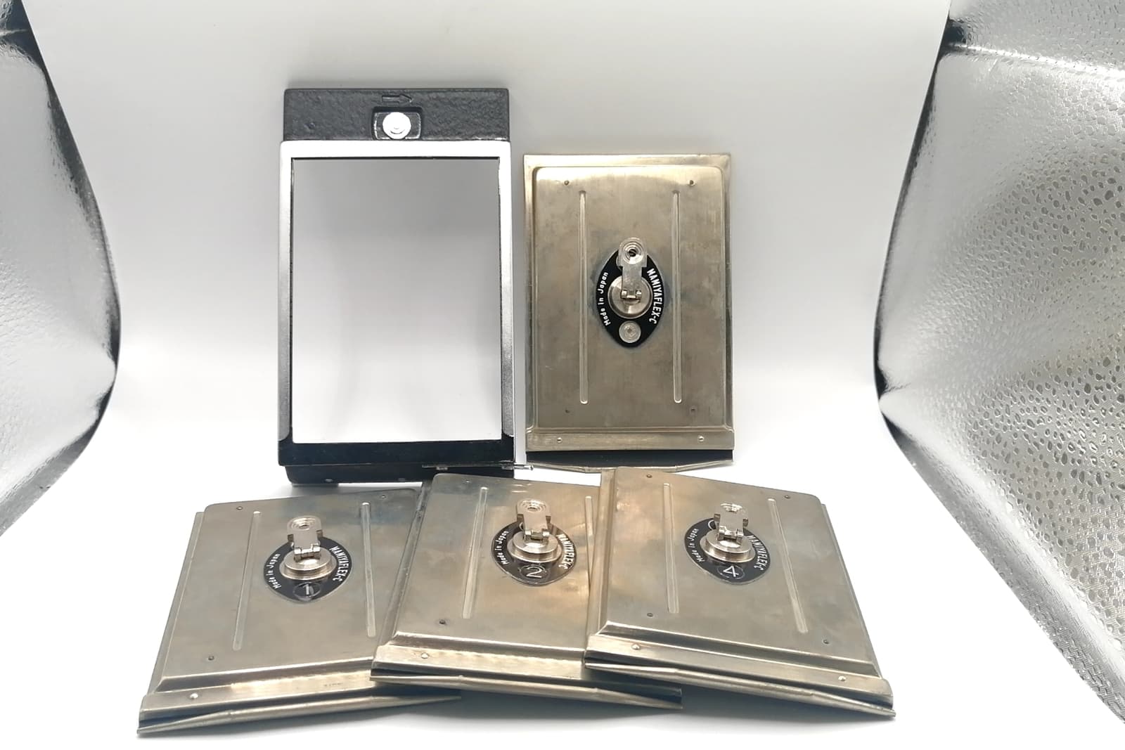 🎦👀🌟N MINT🌟 Mamiyaflex TLR Single Exposure Adapter & Film pPlate Holder JAPAN 2