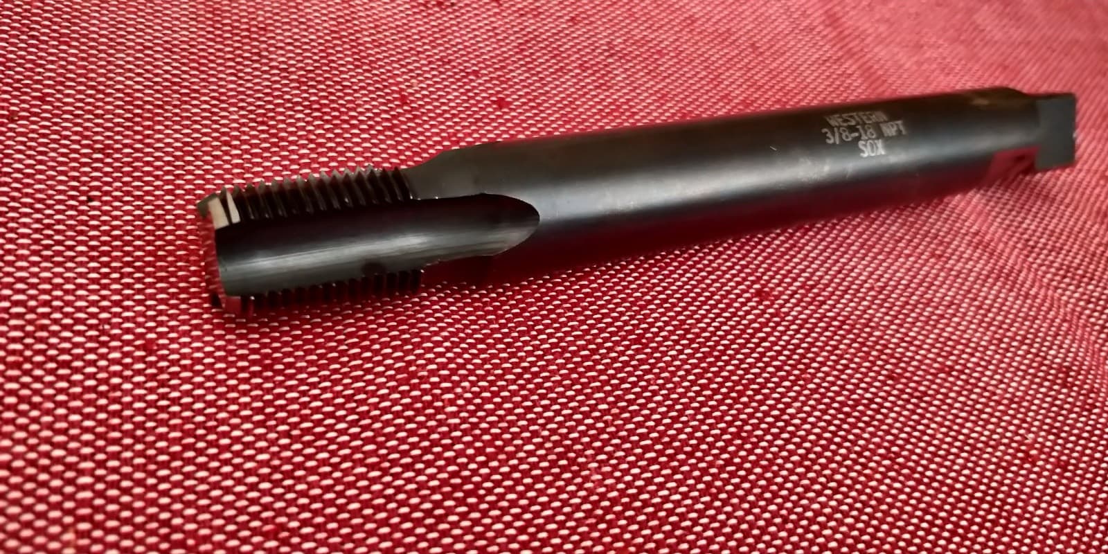 WESTERN USA 3/8-18 NPT pipe tap long extension 6" 3