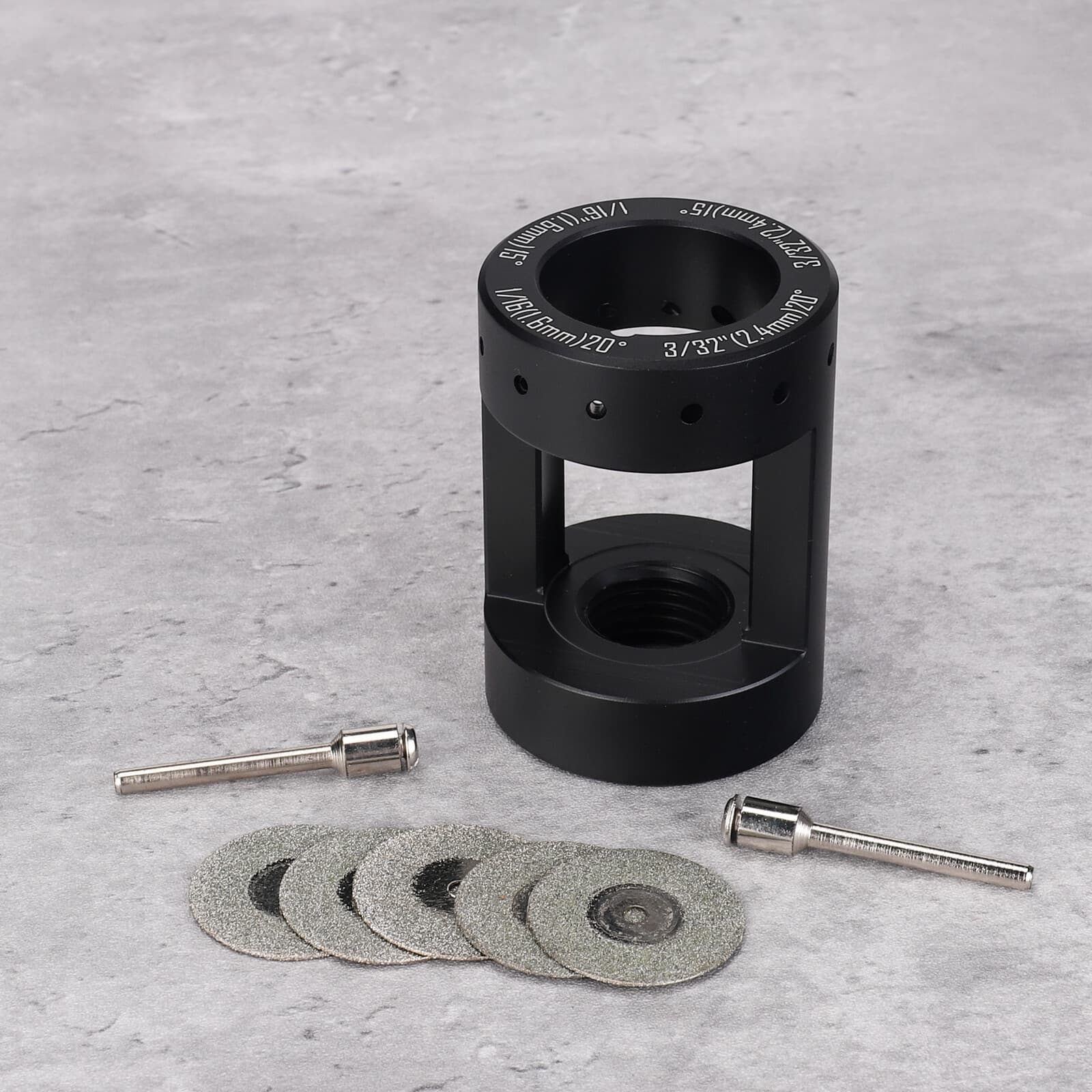 TIG Welding Tungsten Sharpener / Grinder Multi-Angle Offsets Cut-off TOOL NEW 2