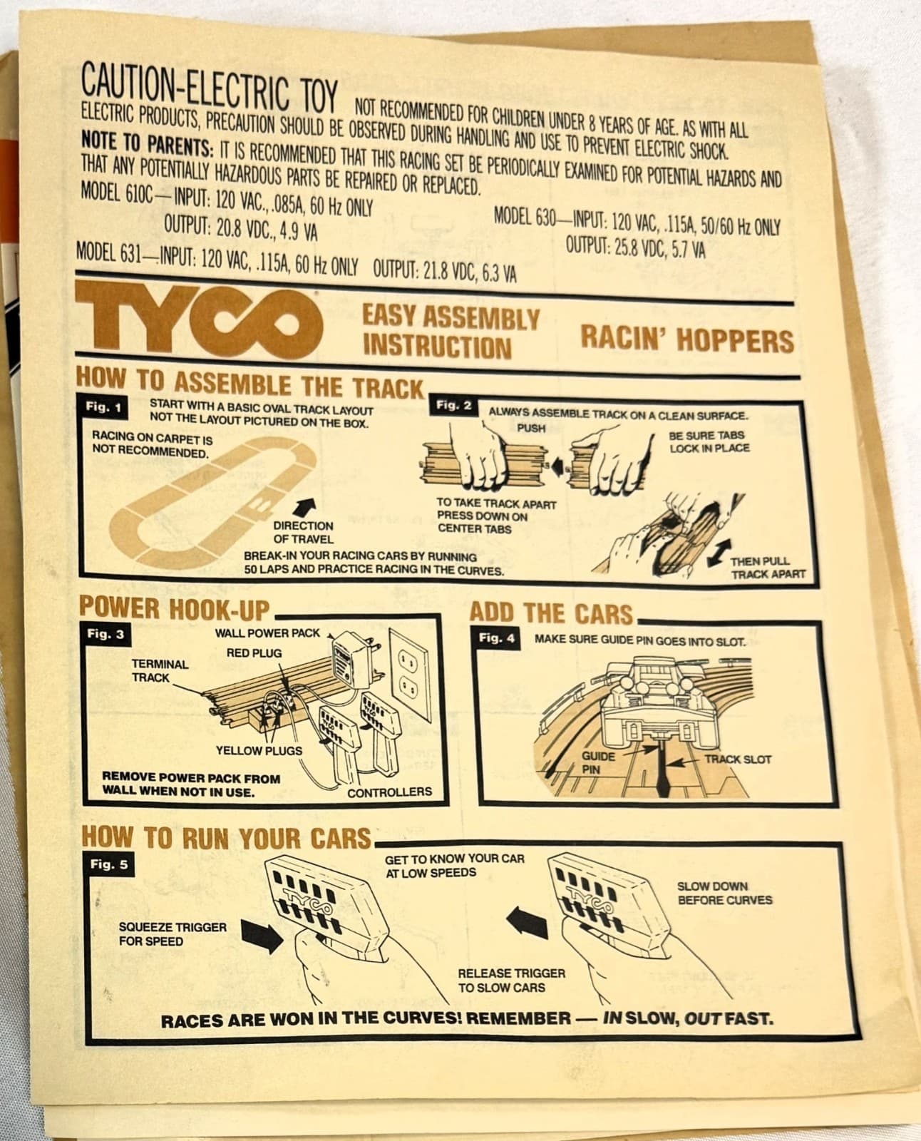 TYCO Racin’ Hoppers Electric Slot Car Track Set Off-Road Complete w/ Box & Cars 4