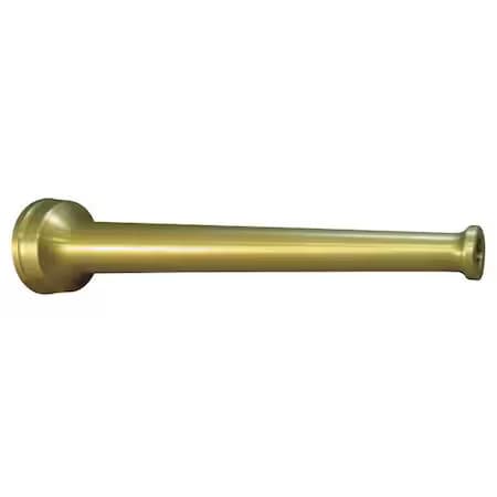 Moon American 572-1021 Industrial Fire Hose Nozzle, 1 In., Brass