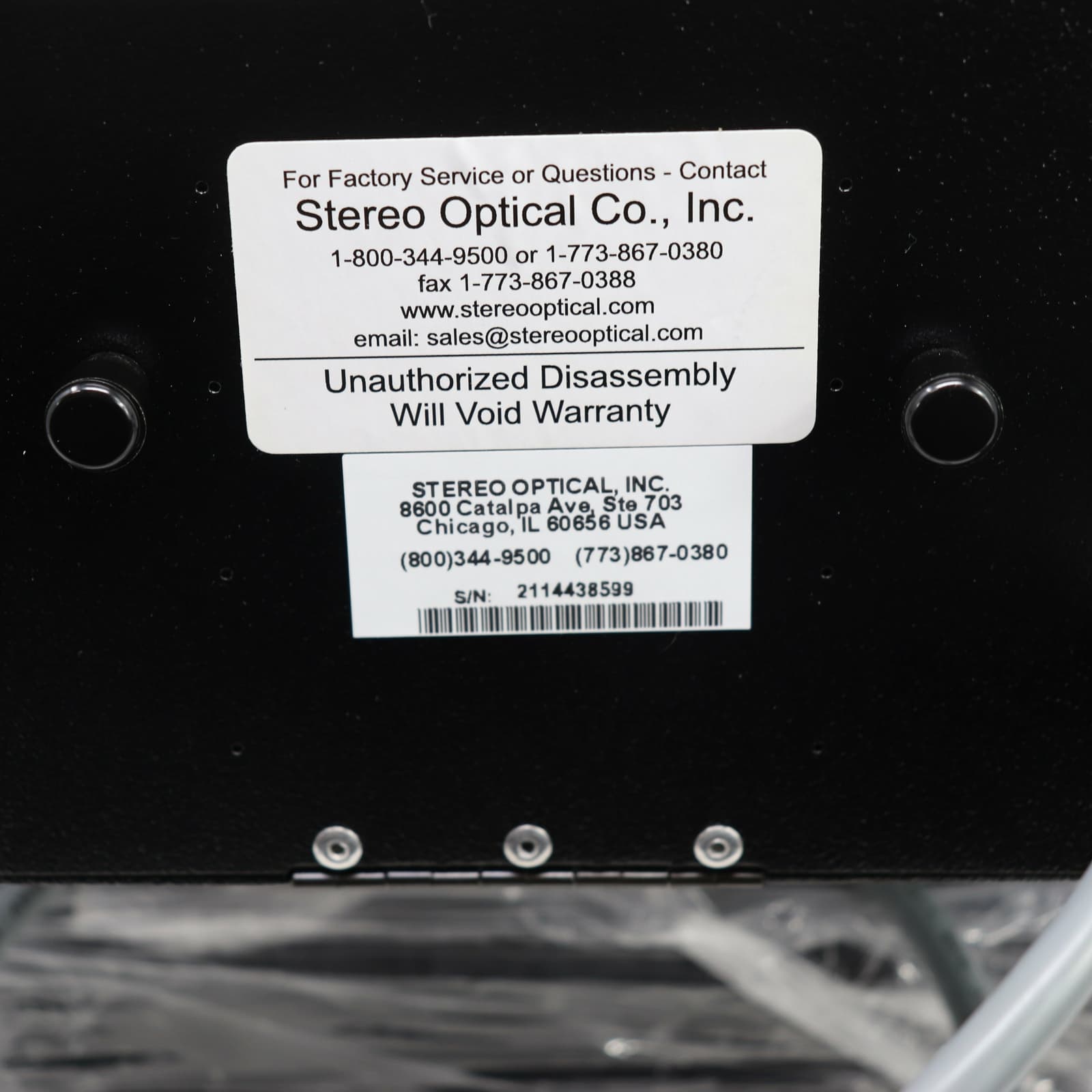 Stereo Optical Co Optec 1000 DMV Vision Screener Tester - New - Sealed Box 6
