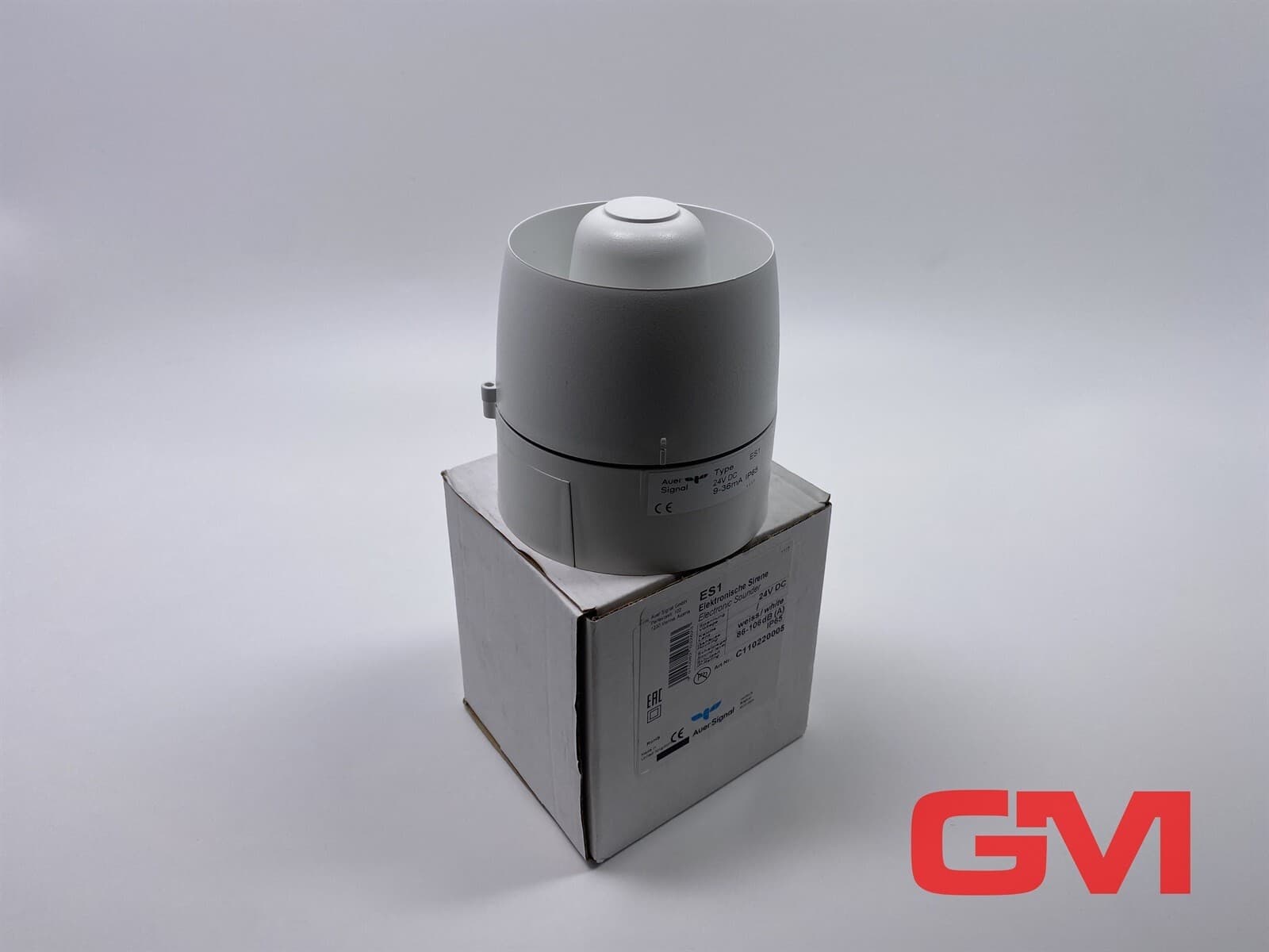 Auer Signal Electronic Siren ES1 Electronic Sounder C110220005 24VDC 3