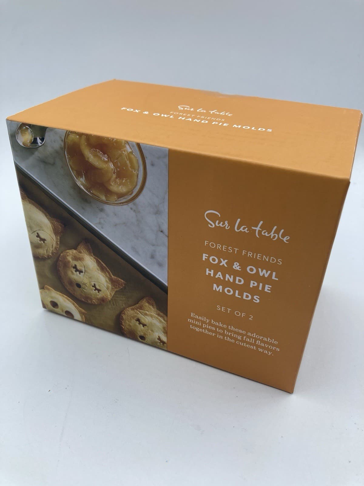 Sur la Table Forest Friend Fox and Owl Hand Pie Molds NEW IN BOX SEALED