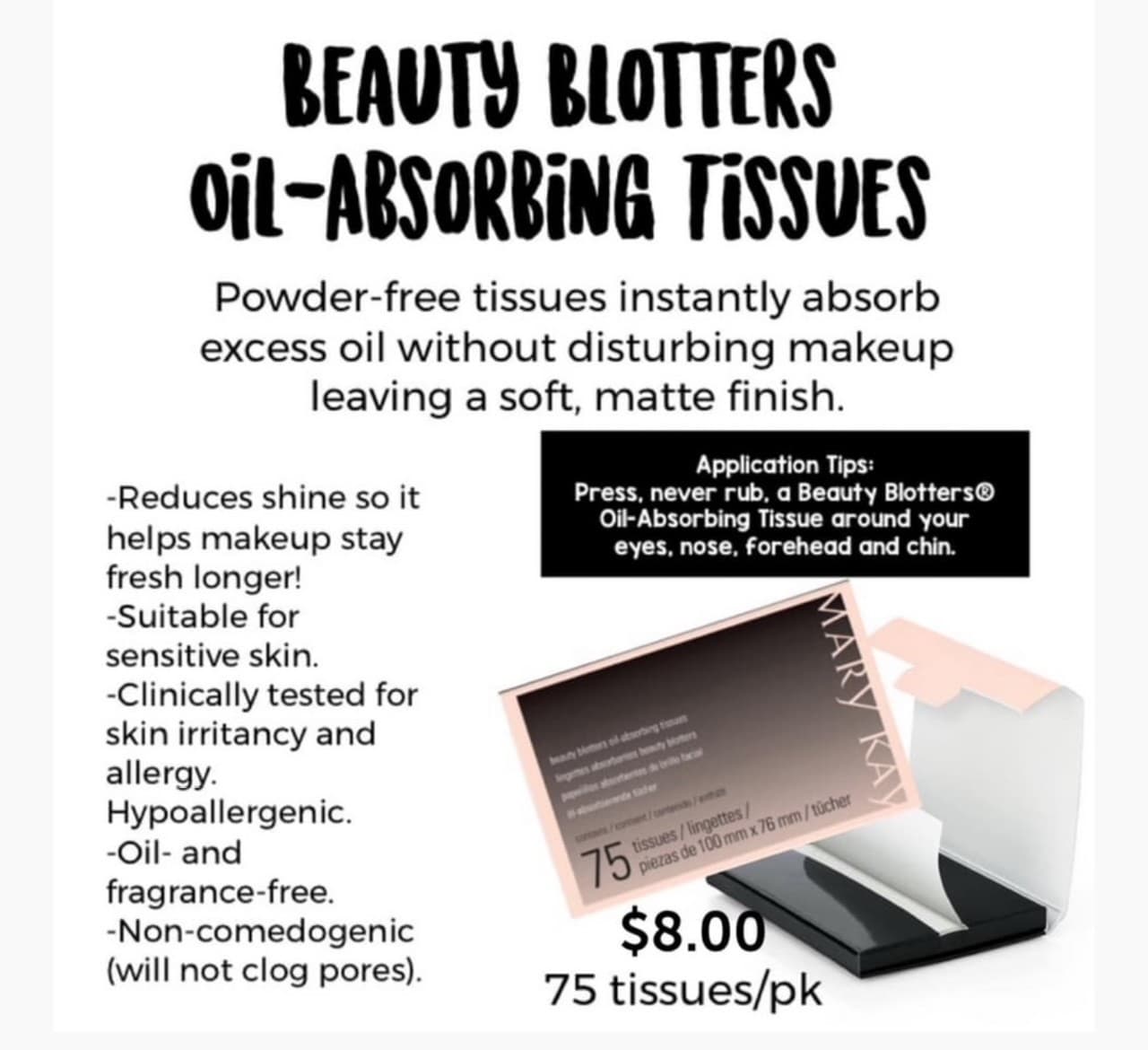 Beauty Blotters Oil-Absorbing Tissues