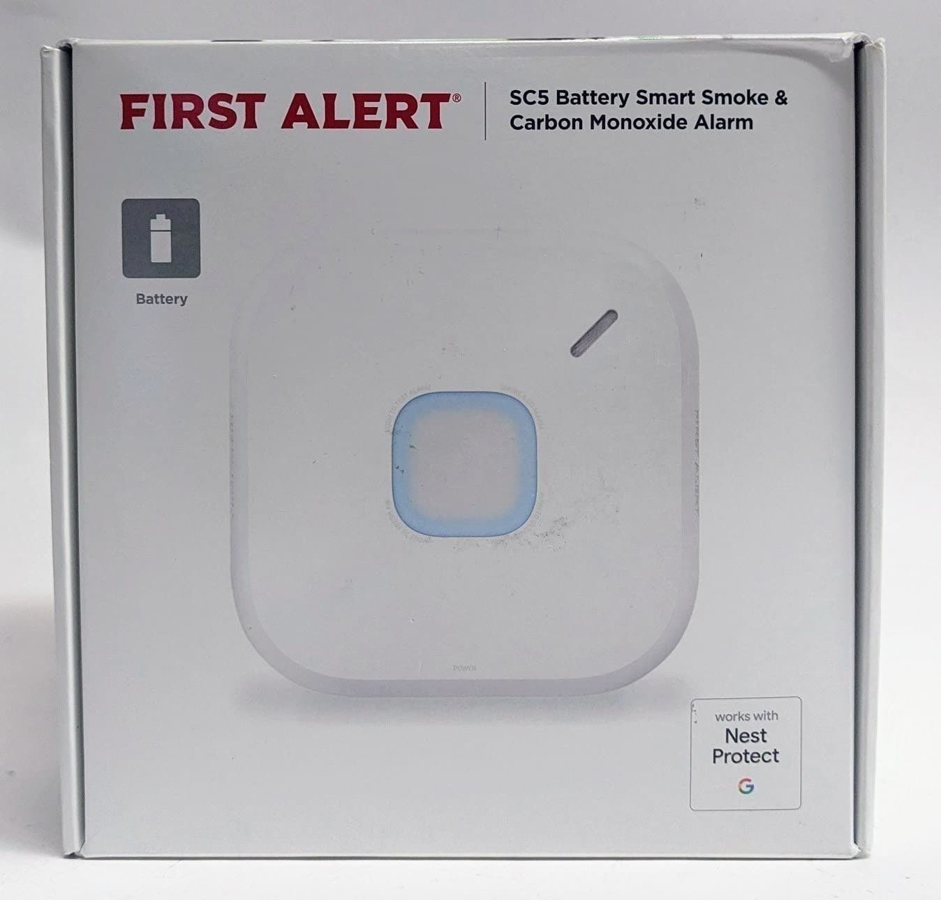 Resideo First Alert SC5 Battery Smart Smoke and Carbon Monoxide Alarm