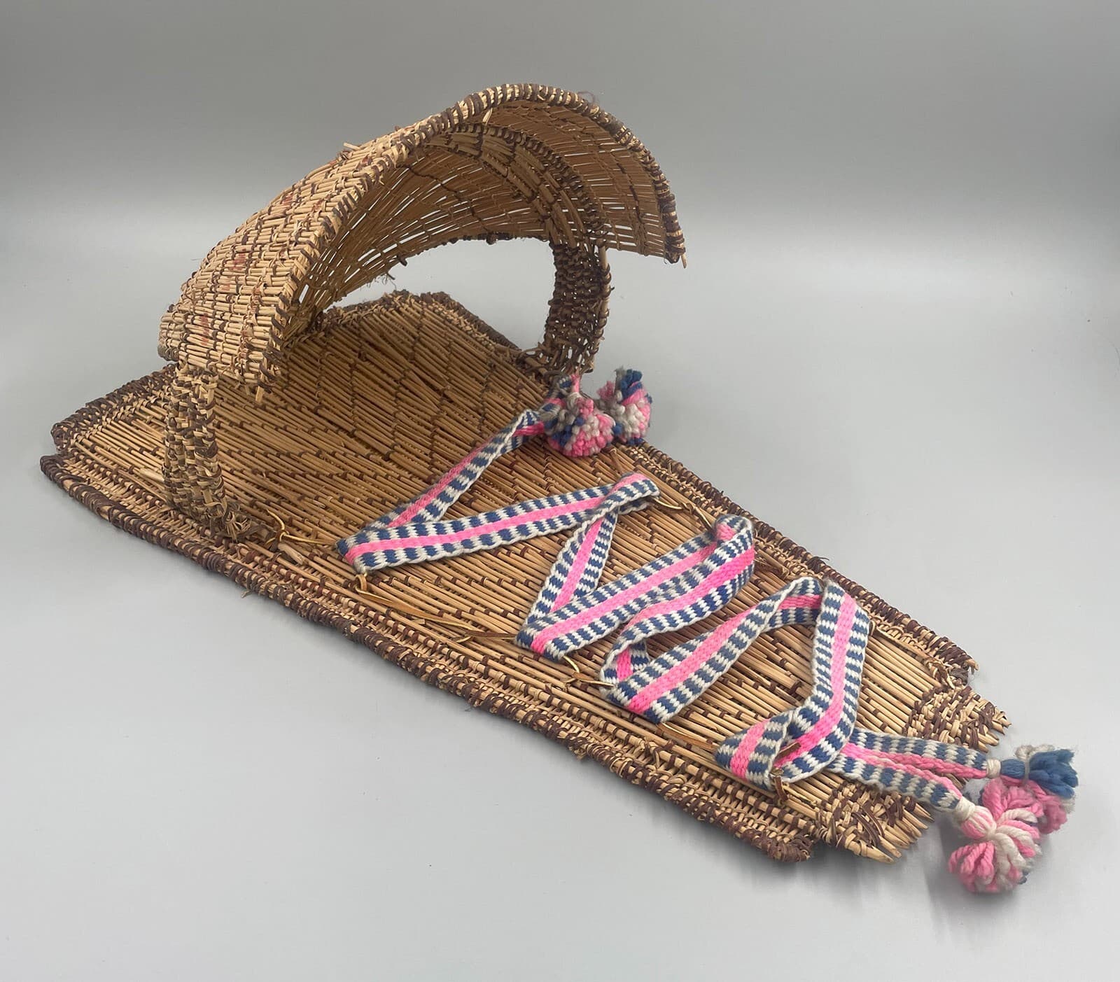 North Fork Mono California Indian Basket Cradleboard Yosemite Native American 3