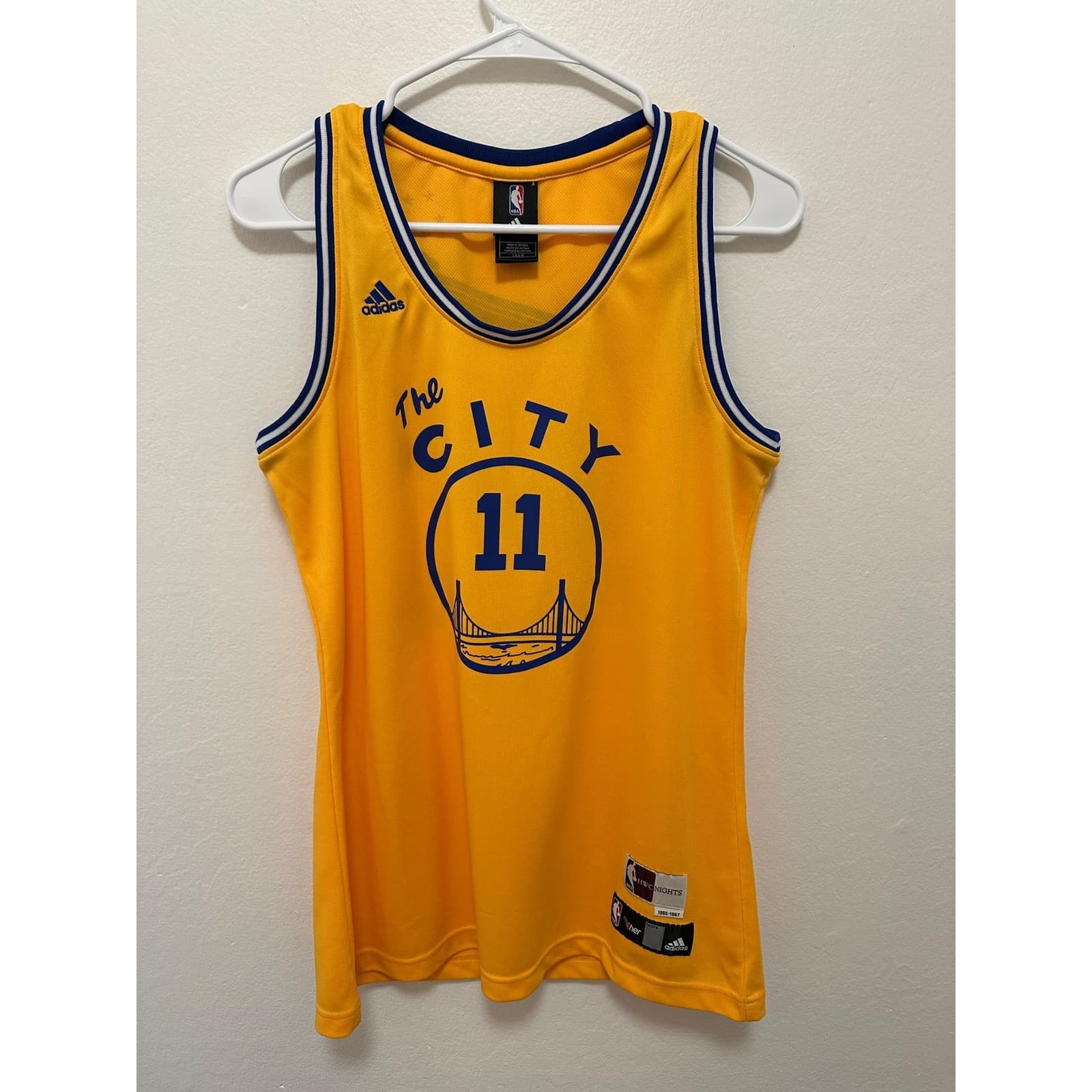 Golden State Warriors Thompson #11 The City Adidas NBA Jersey Womens 2