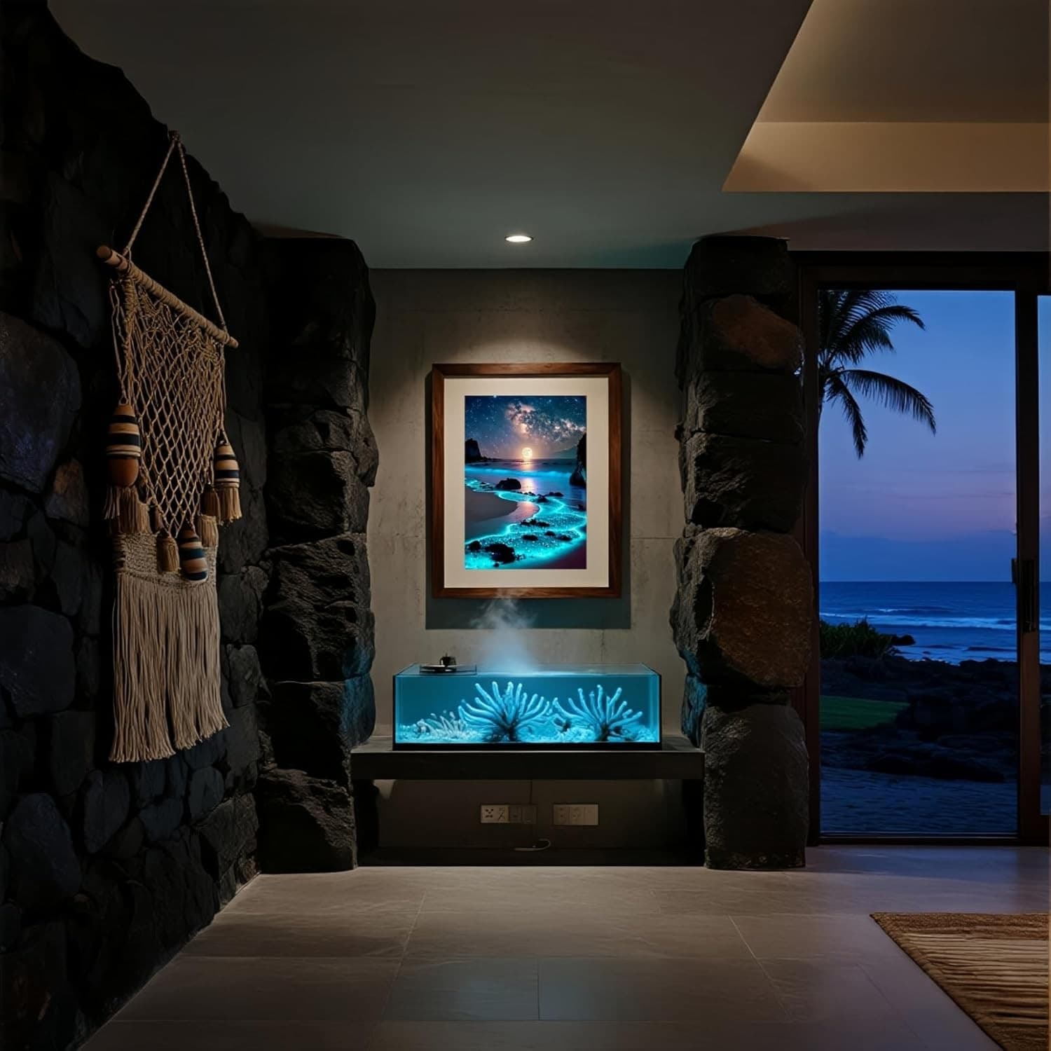 Moonlight Beach 5D Diamond Art Kits for Adults 12x16 inches, KM37-1  3