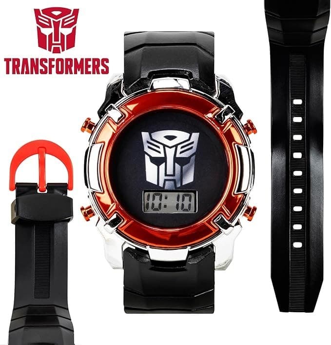 Transformers LCD Digital Watch for Kids - Iconic Autobot Design, Flashing LED " 4