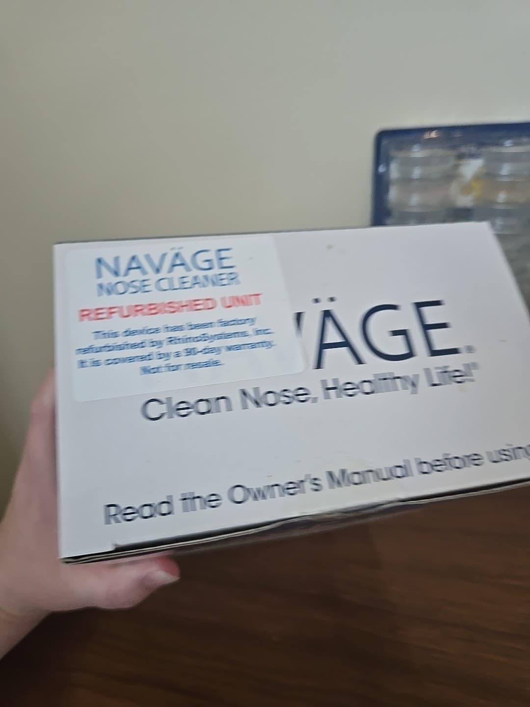 Navage SDG-2 Nasal Irrigation Nose Cleaner Salt Pods Refurbished System 6