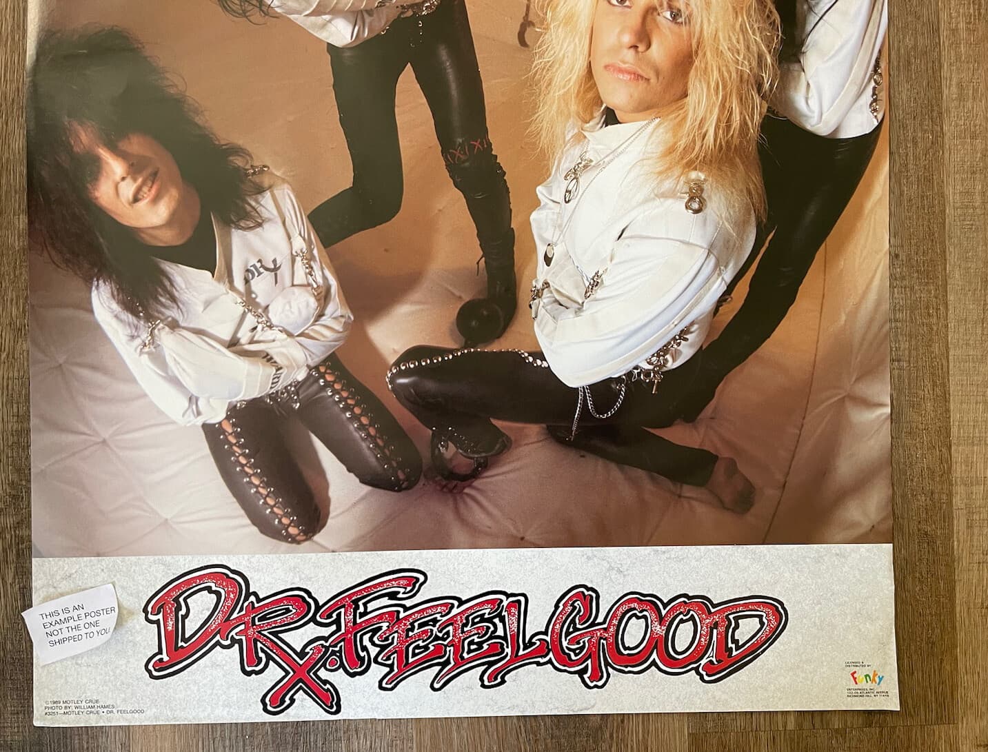 Motley Crue Dr. Feelgood Poster - 1989 NOS Excellent Condition Never Hung 4