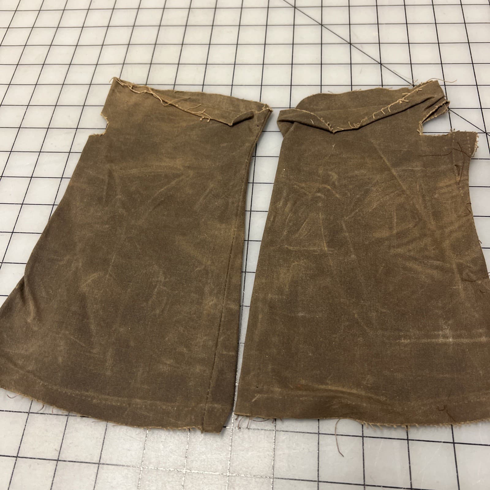 18th Century era Rough Fingerless Mitts out of Scraps, "Turn" TV Costume #120 2