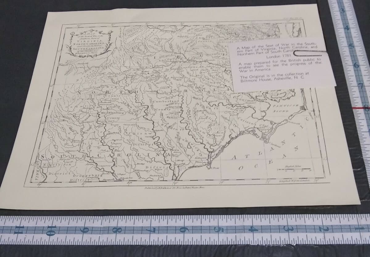 Exclusive Reproductions Map Collection Biltmore House Historical NC 5
