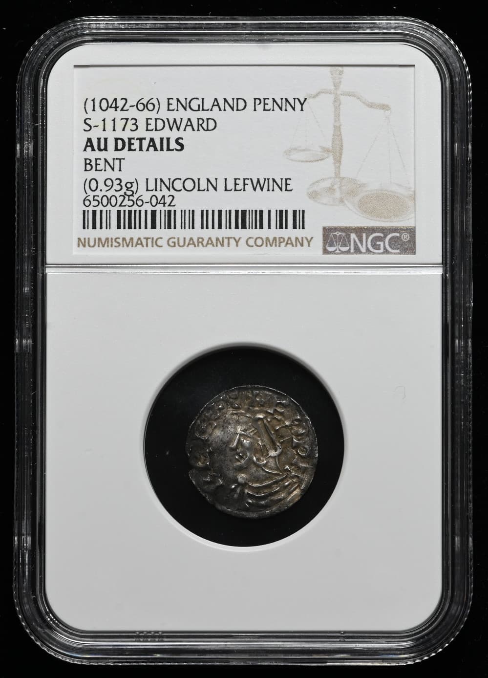 ANGLO-SAXON. Edward the Confessor. 1042-1066. AR Penny, S-1173, NGC AU 3