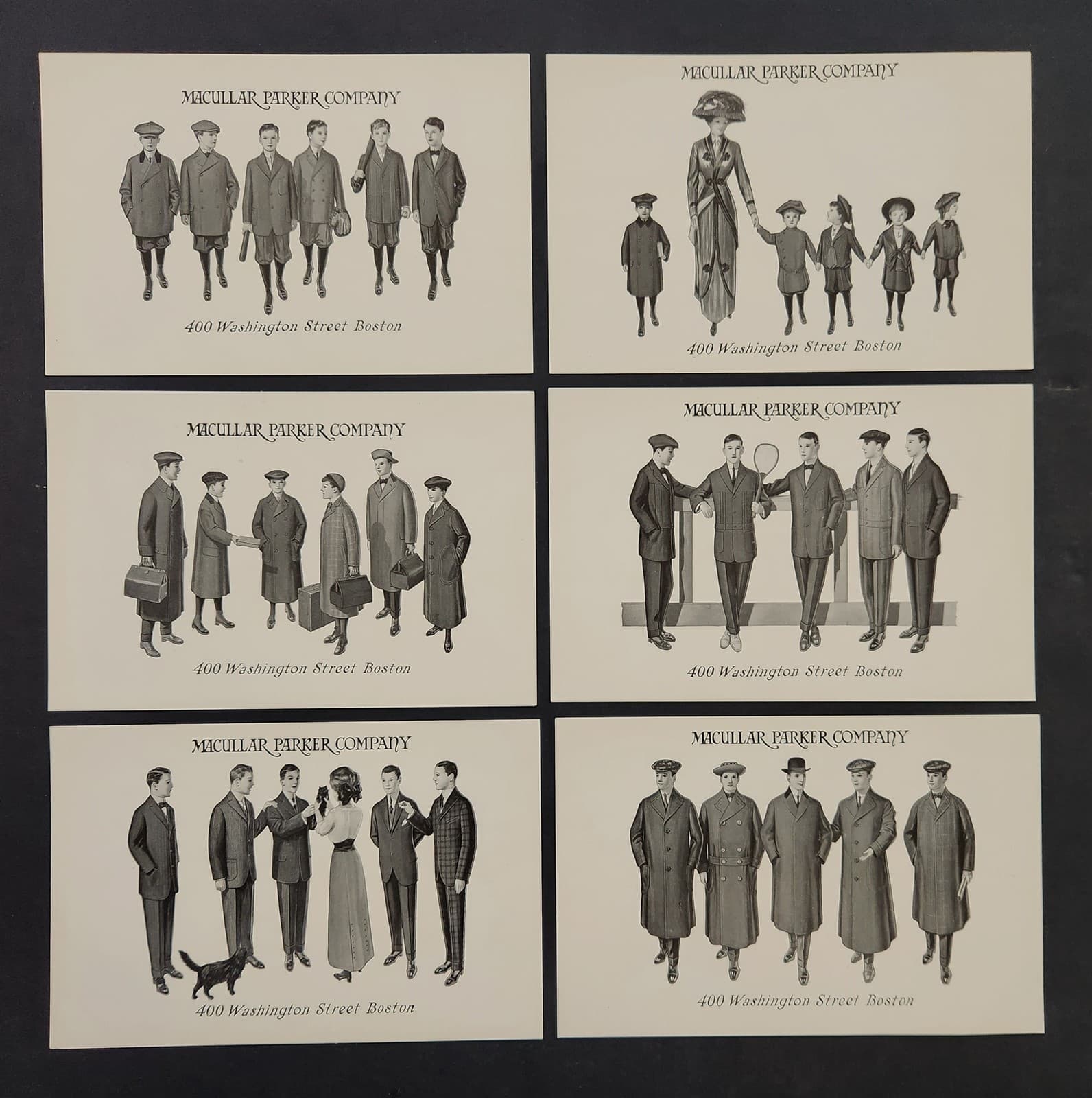 1912 antique FASHION CATALOG boston ma MACULLAR PARKER Co w10 PRINTS AD 3