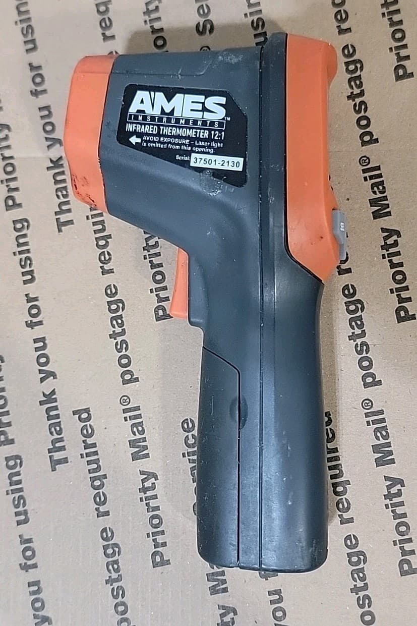 Ames Instruments 12:1 Infrared Laser Thermometer Tested Working!