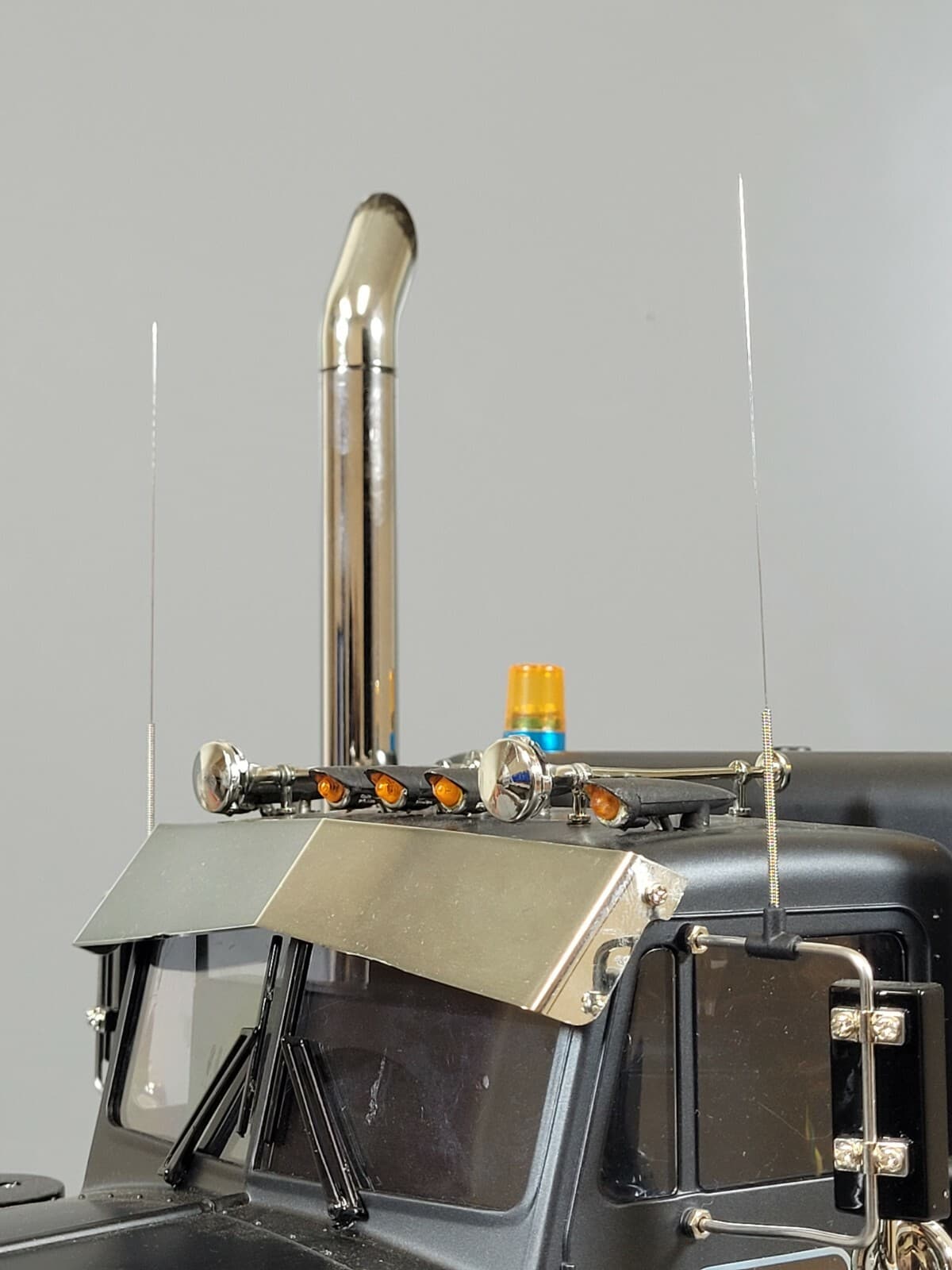 Tamiya R/C 1/14 Simulate CB Spring Antenna Mirror Mount King Grand Knight Hauler