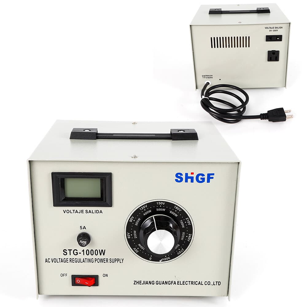 110V 0-300V STG-1000W Variac Autotransformer Voltage Regulator Power Supply AC 6