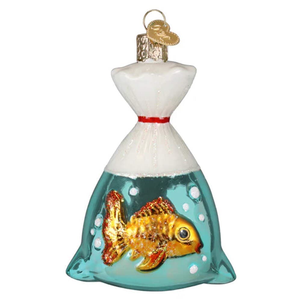Goldfish In A Bag Ornament 2