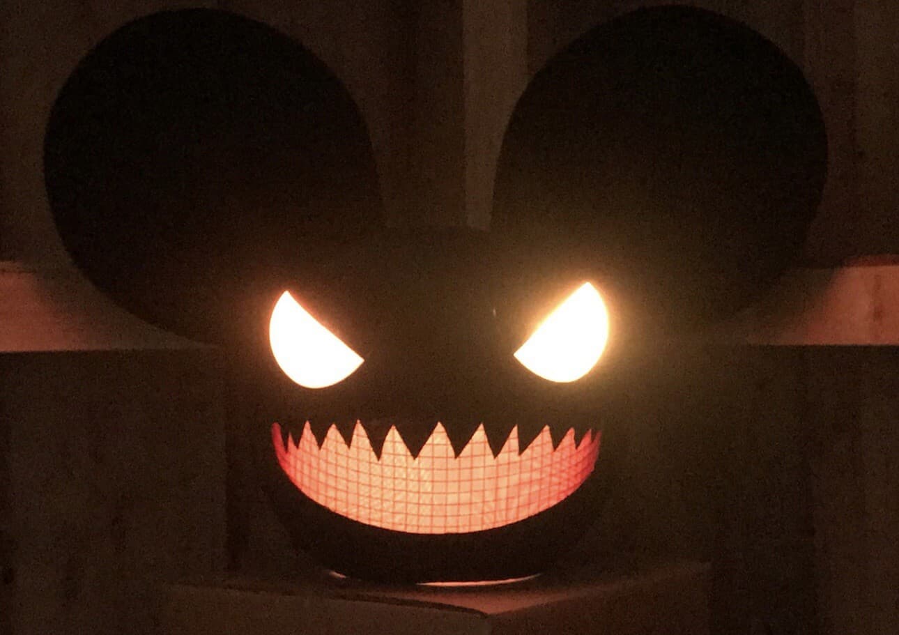 Evil Deadmau5 Head Costume In Black 5