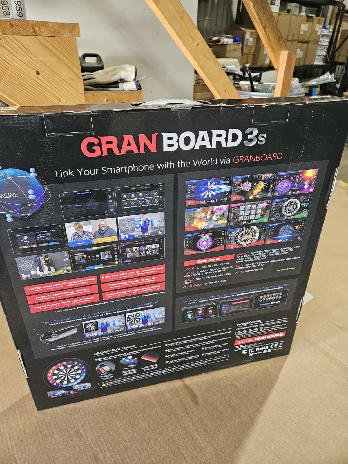 Gran Board 3s Bluetooth Electronic Dartboard - Green 4