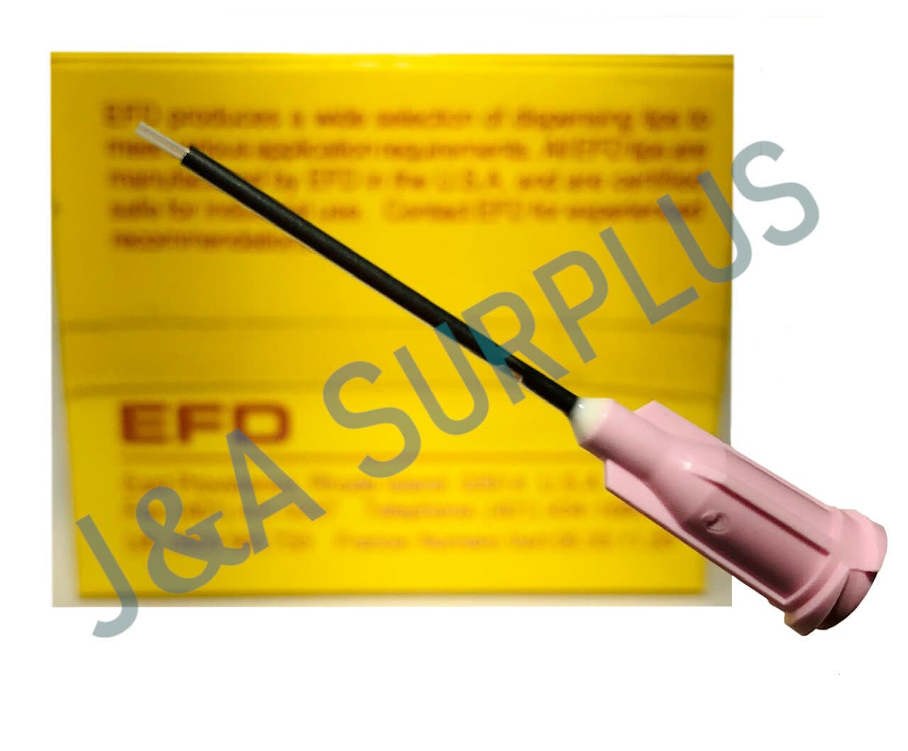 EFD 5125TLC-B PTFE-Lined Precision Dispense Tip 25 GA, 1.0" Pink - 50pcs