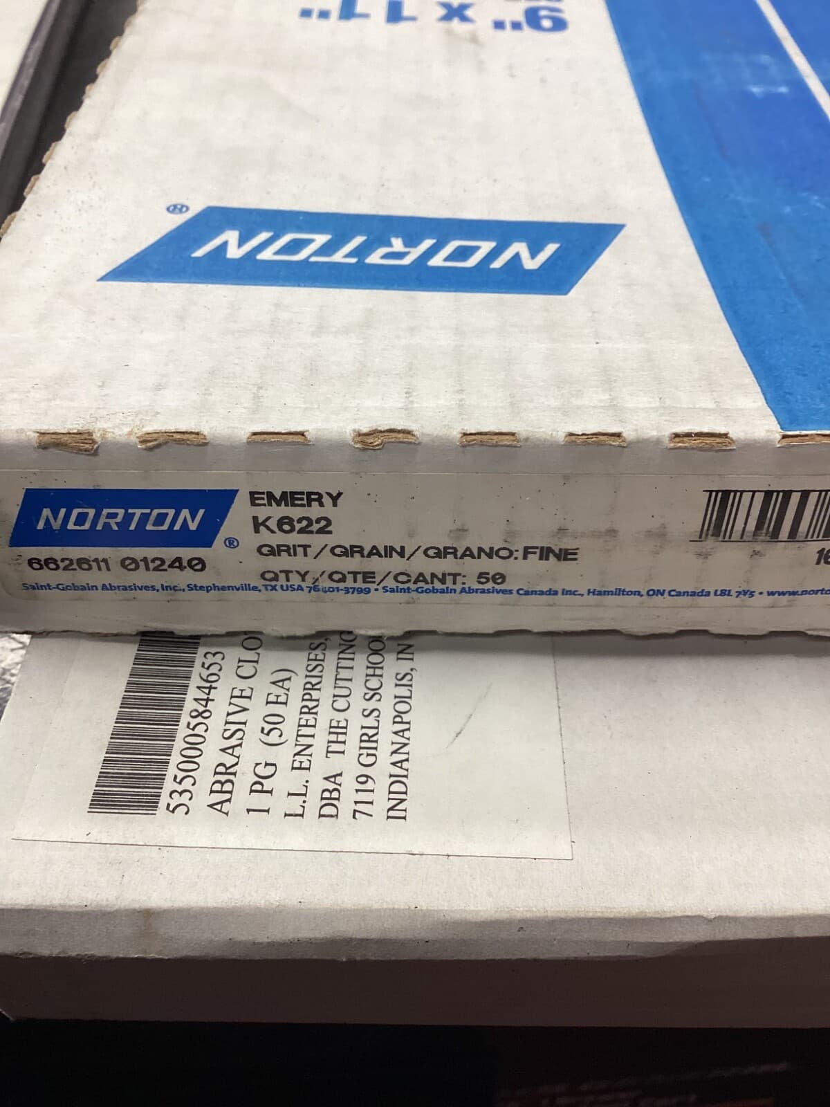 Emery Cloth 50 Pcs mixed  9"x11" fine medium