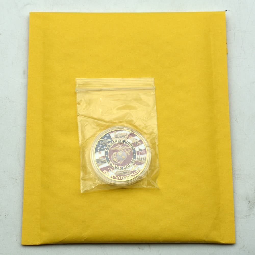 US Marine Corps 250th Anniversary Challenge Coin Commemorative Medal 5