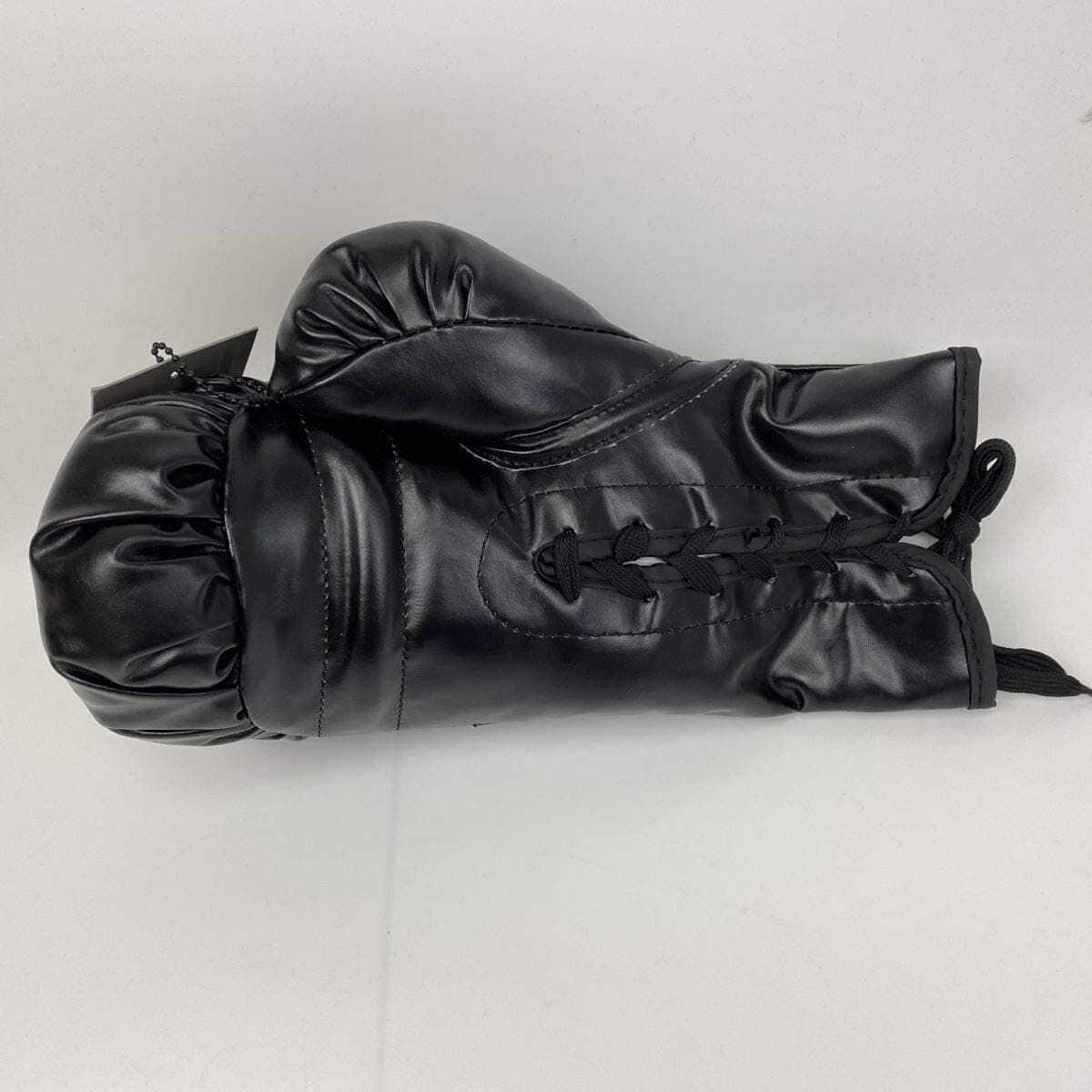 Autographed/Signed MIKE TYSON Imperfect Black Everlast Boxing Glove Hologram COA 4