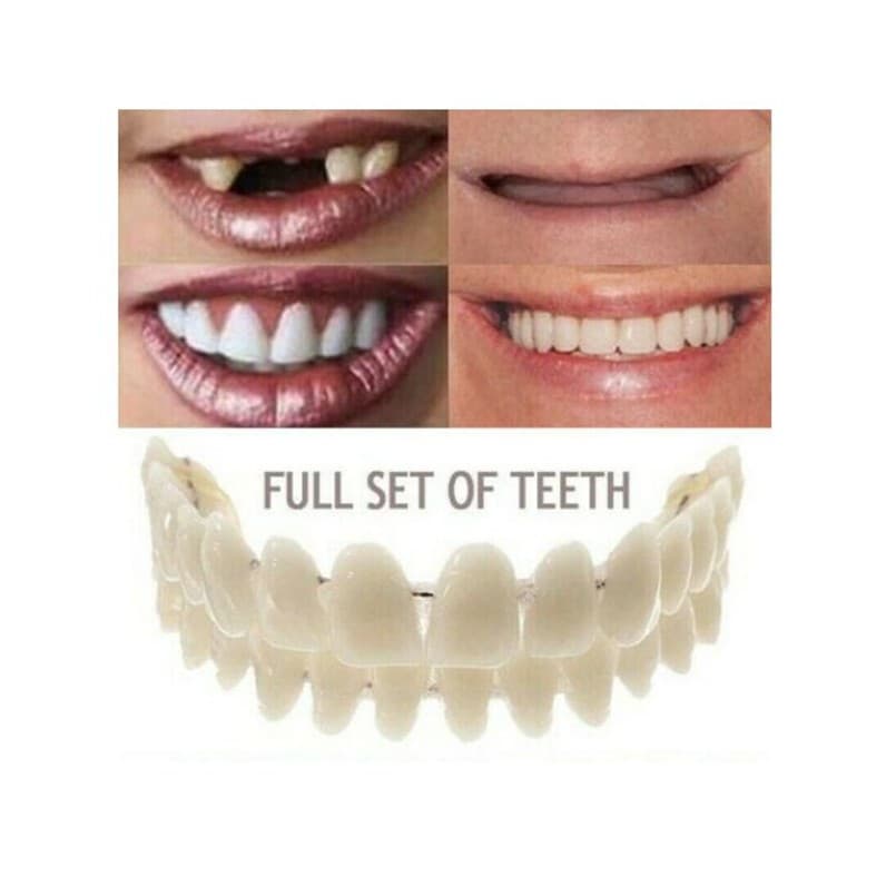 DIY Denture Kit Homemade Full Set False Teeth Dental Custom Dentures Repair Kit 4