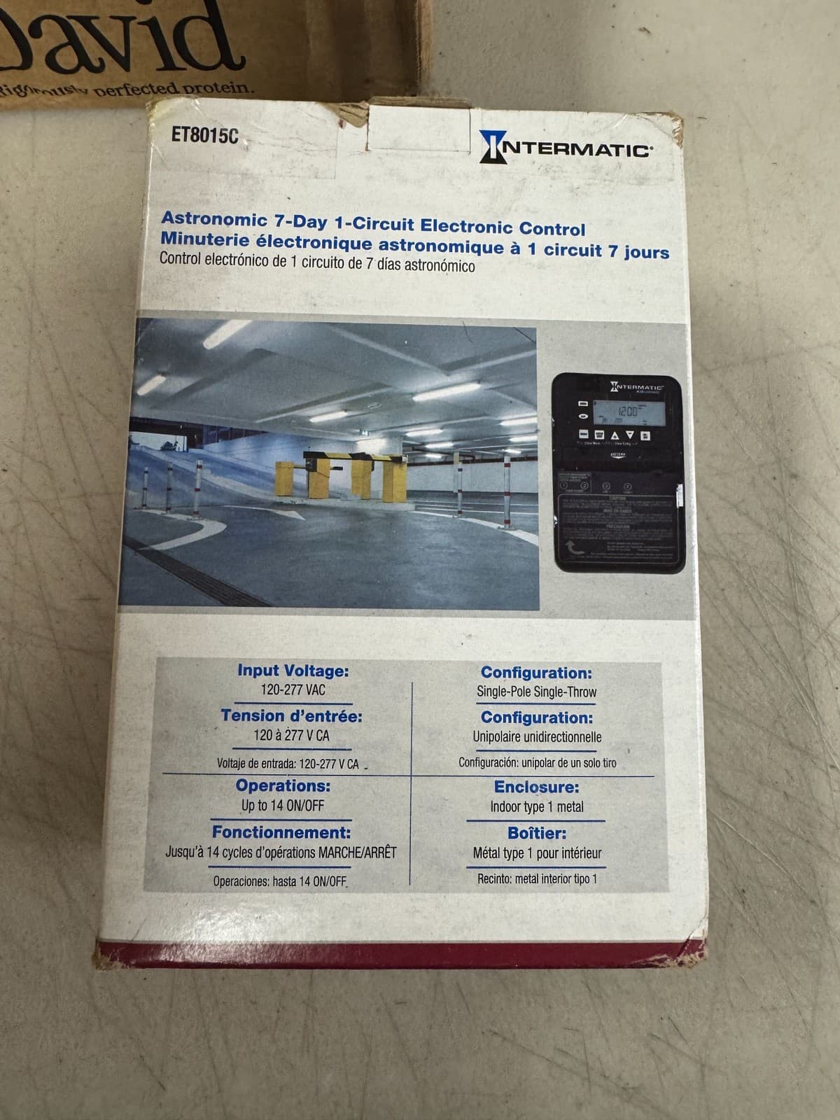 Intermatic Astronomical 7-Day 1-Circuit Electronic Control Gray New 3