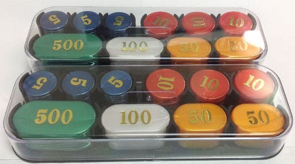 200-piece Acrylic Pearl Jeton Chip Set 2